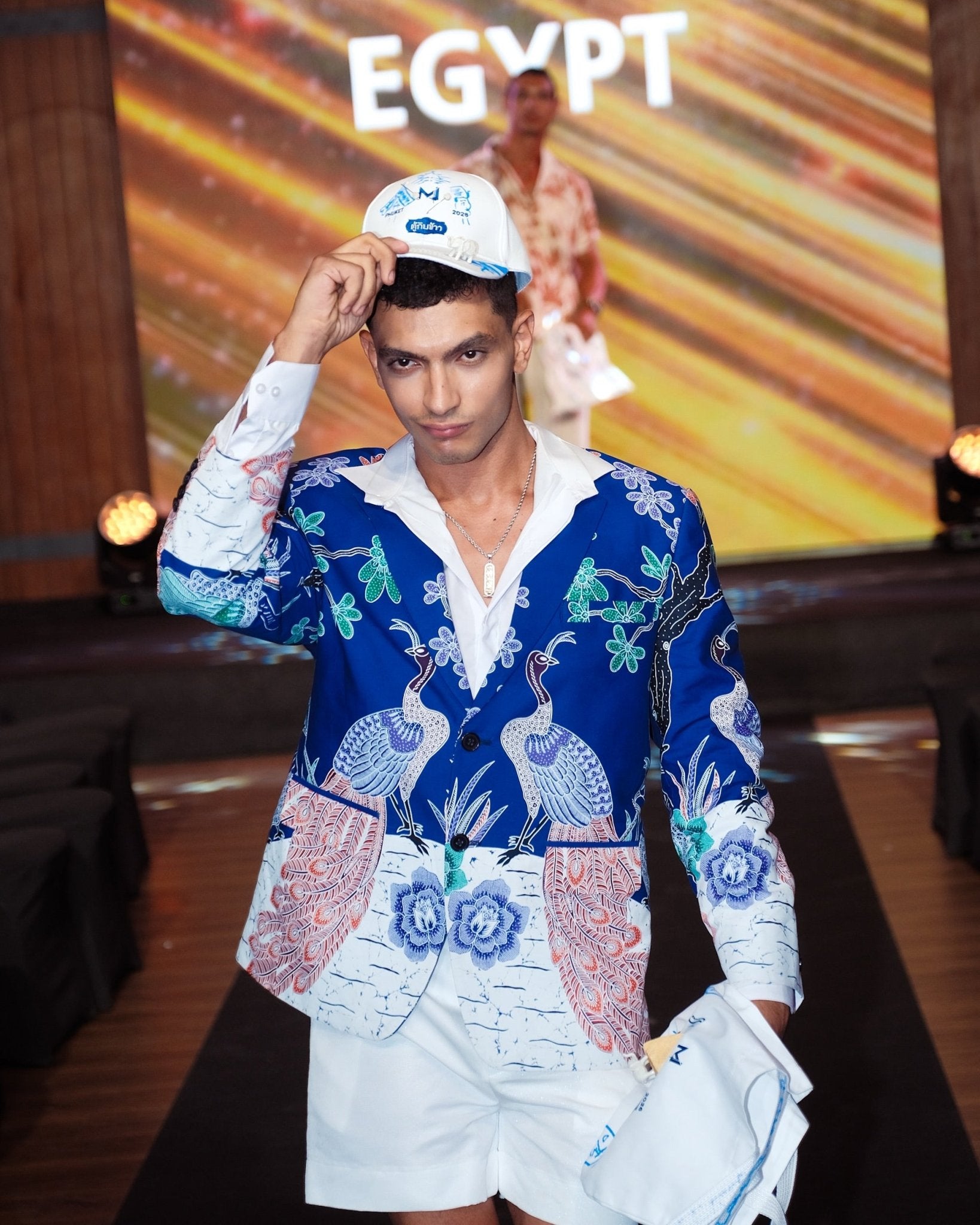 Peacock Batik Men Suit - BALC