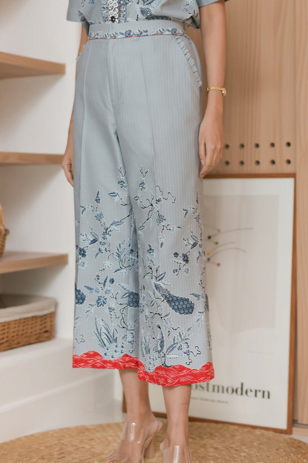 Peacock Gray Pants - KAMONMANEE