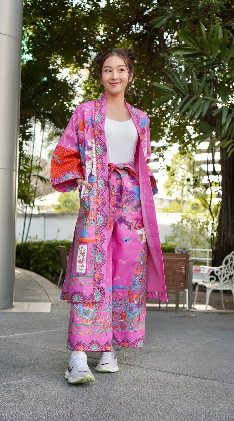Peacock Kimono Robe - BALC