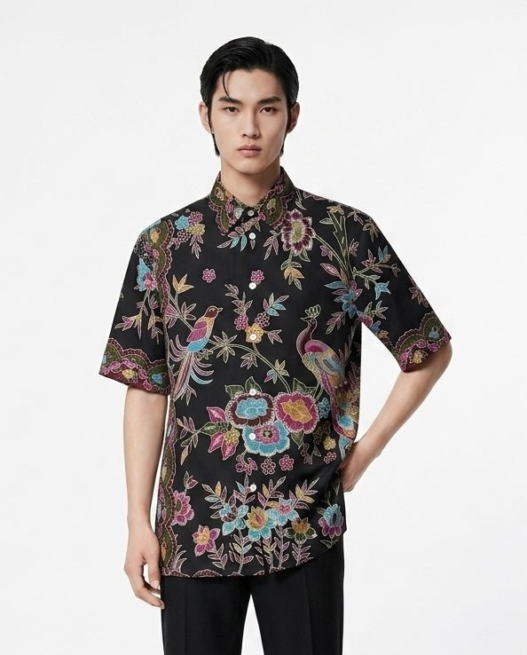 Peacock Shirt With Pleated Back - BALC