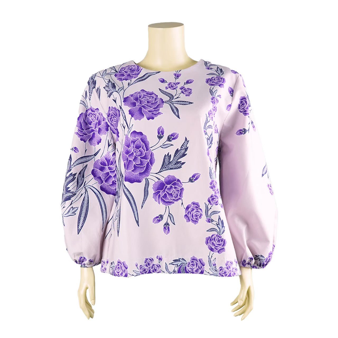 Peony Batik Blouse - SOUTH FABRIC