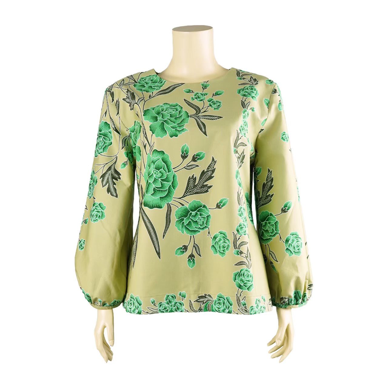 Peony Batik Blouse - SOUTH FABRIC