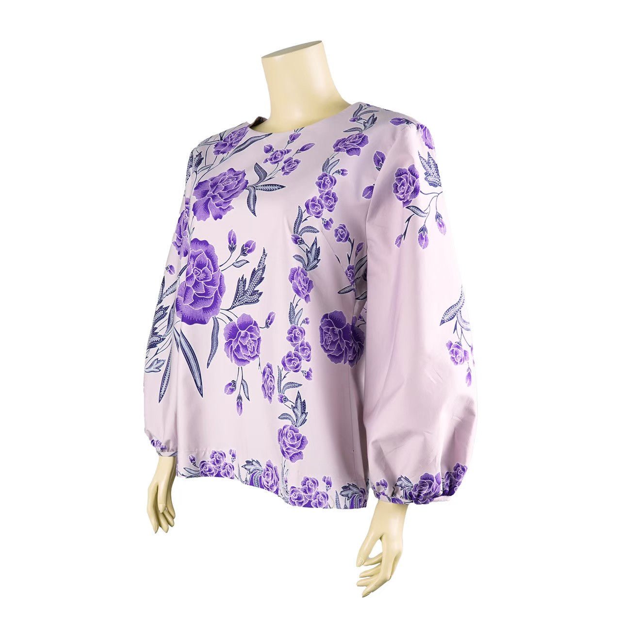 Peony Batik Blouse - SOUTH FABRIC