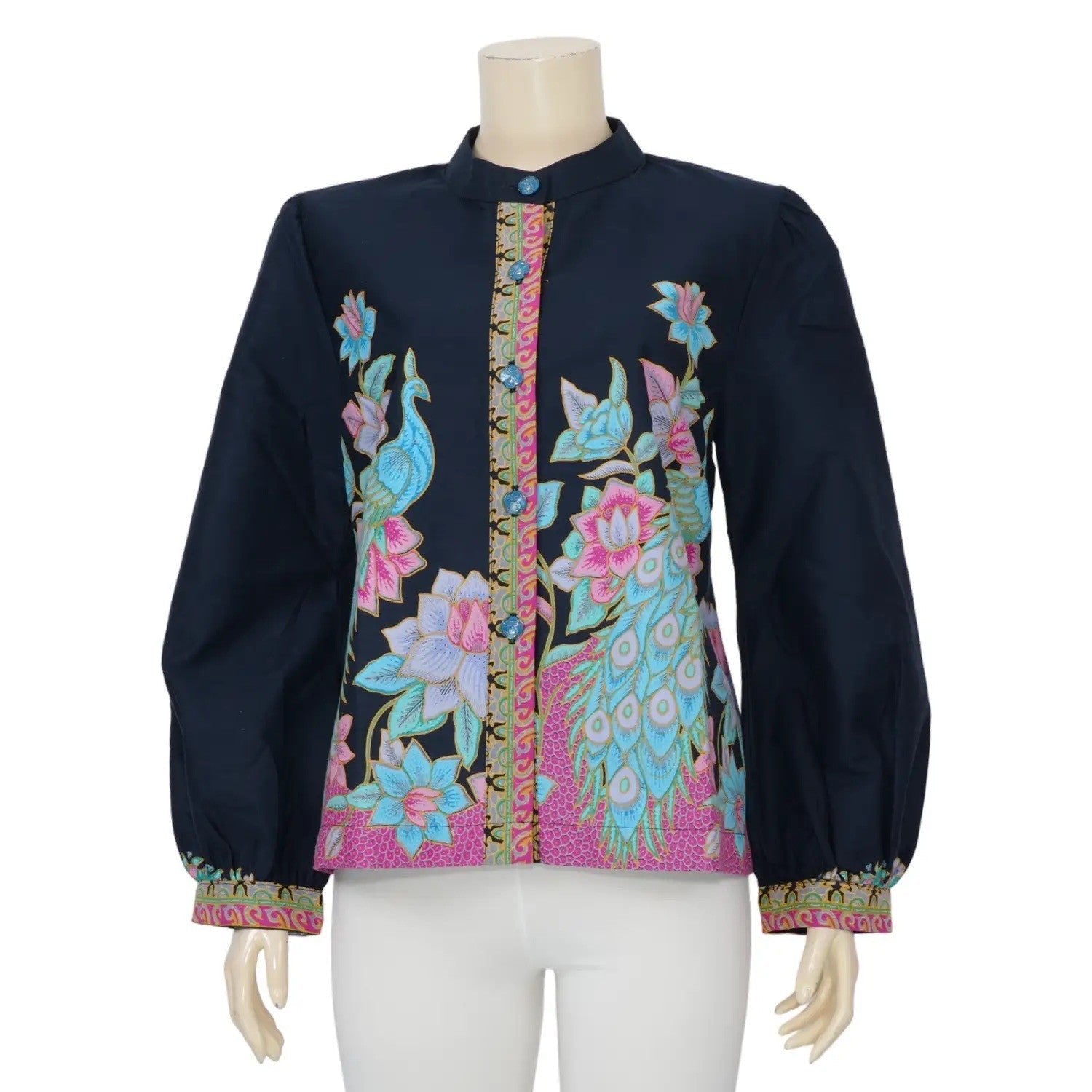 Powerful Peacock Blouse - SOUTH FABRIC