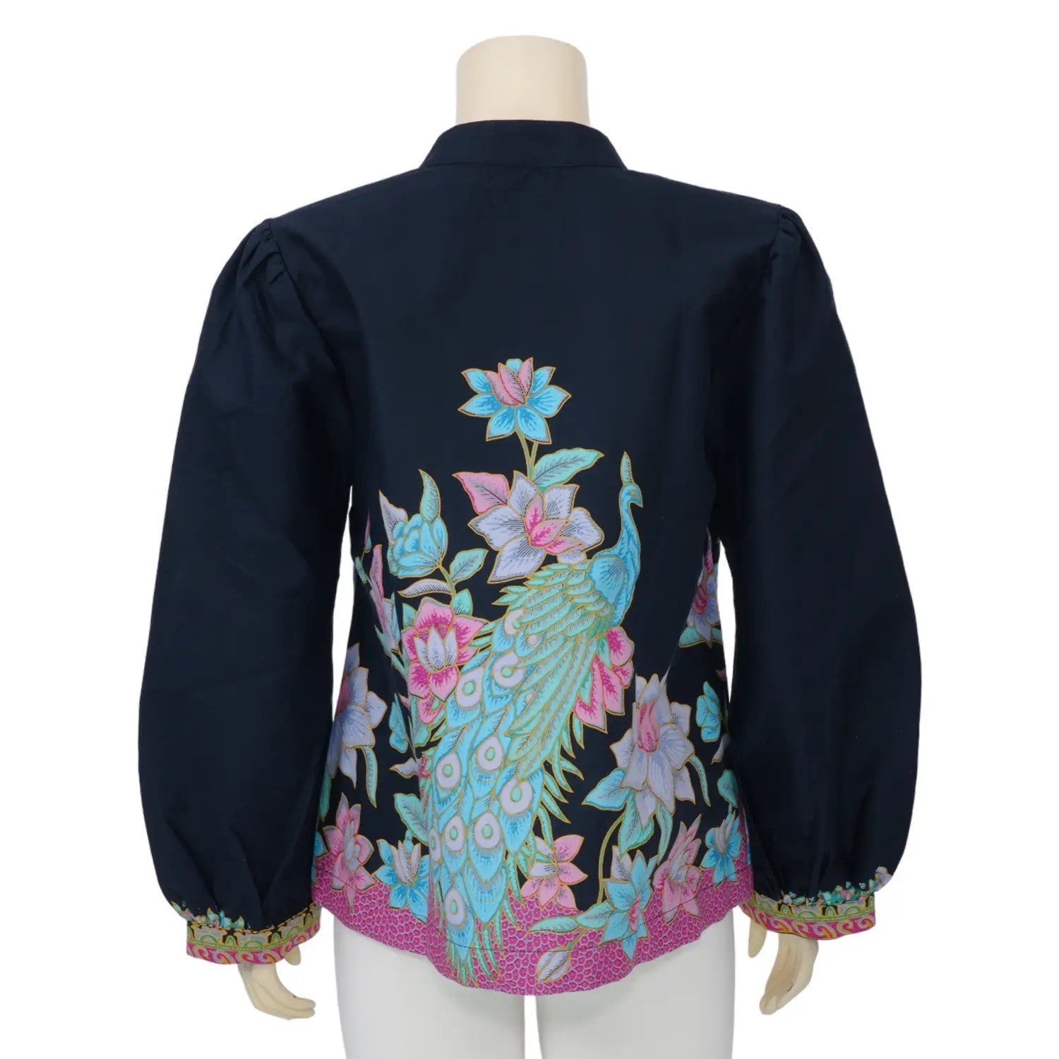 Powerful Peacock Blouse - SOUTH FABRIC