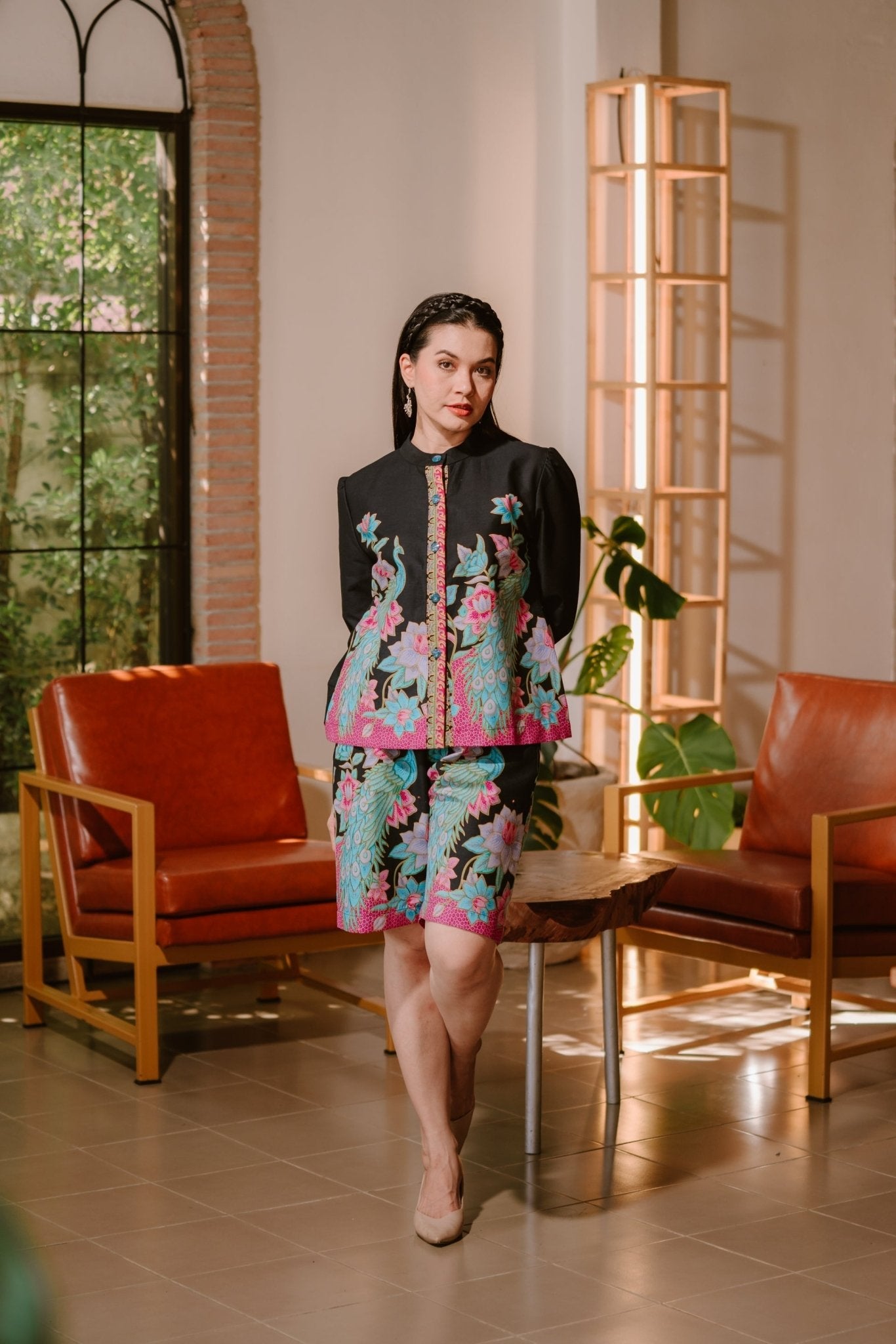 Powerful Peacock Blouse - SOUTH FABRIC