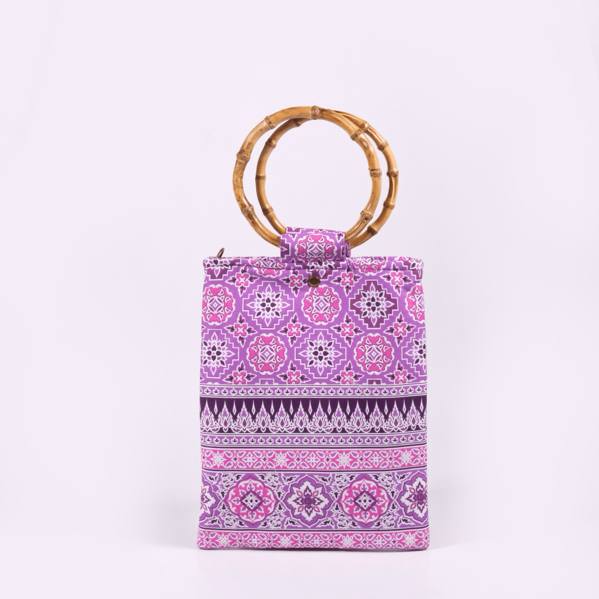 Prajamyam Bamboo Handle Handbag - KAMONMANEE