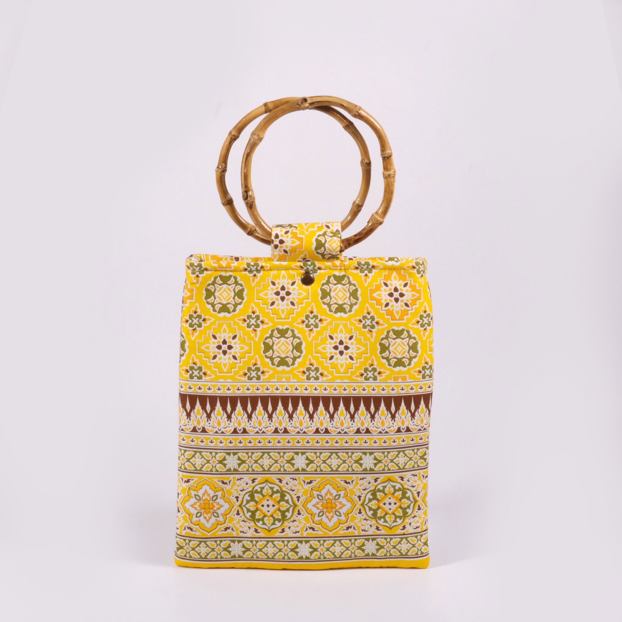 Prajamyam Bamboo Handle Handbag - KAMONMANEE