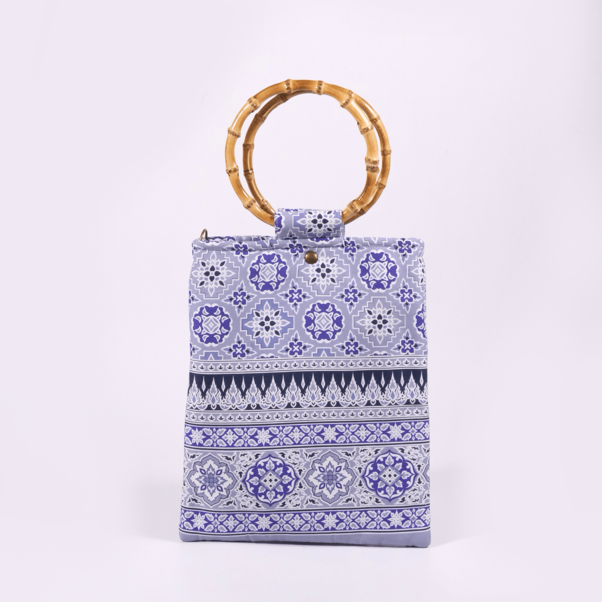 Prajamyam Bamboo Handle Handbag - KAMONMANEE