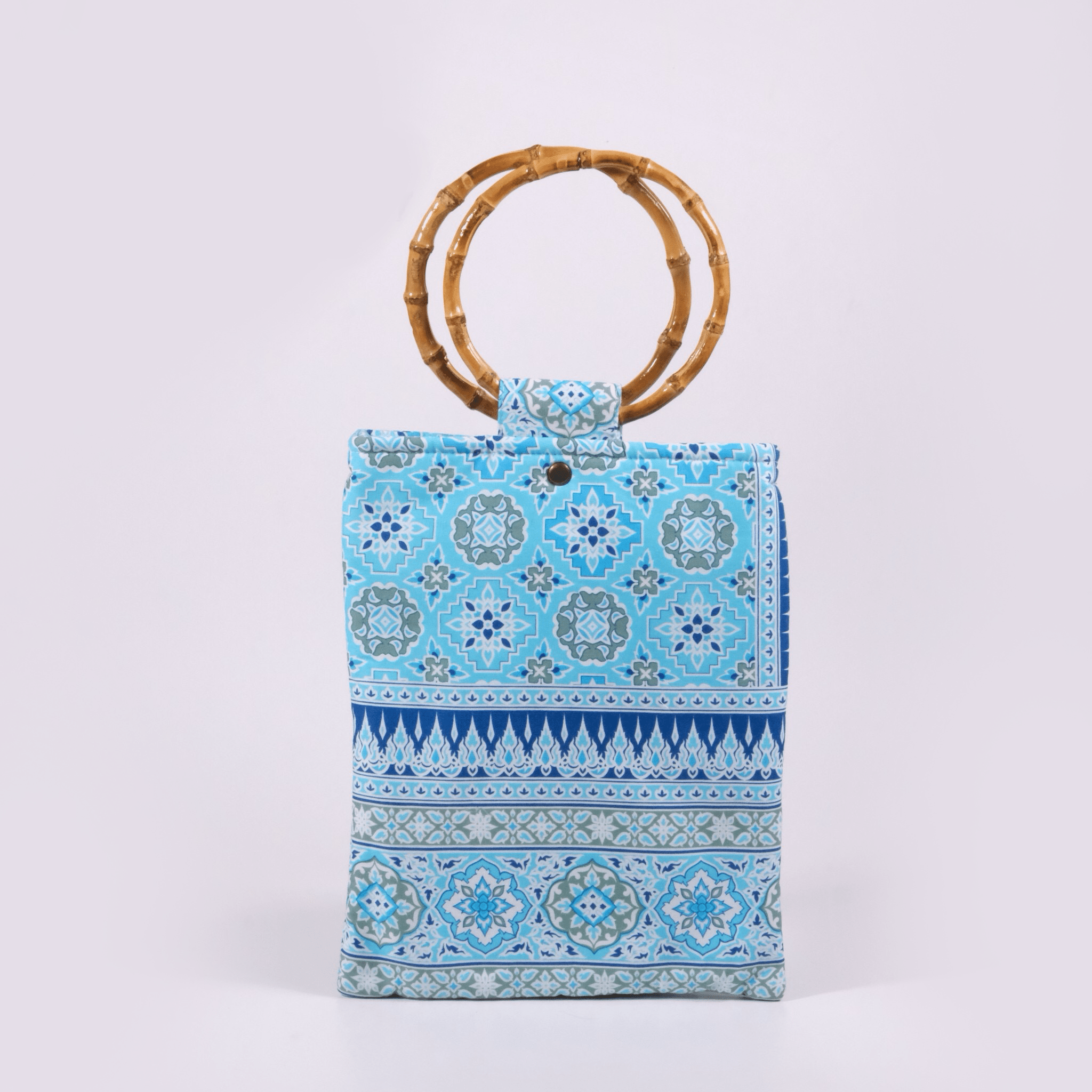 Prajamyam Bamboo Handle Handbag - KAMONMANEE