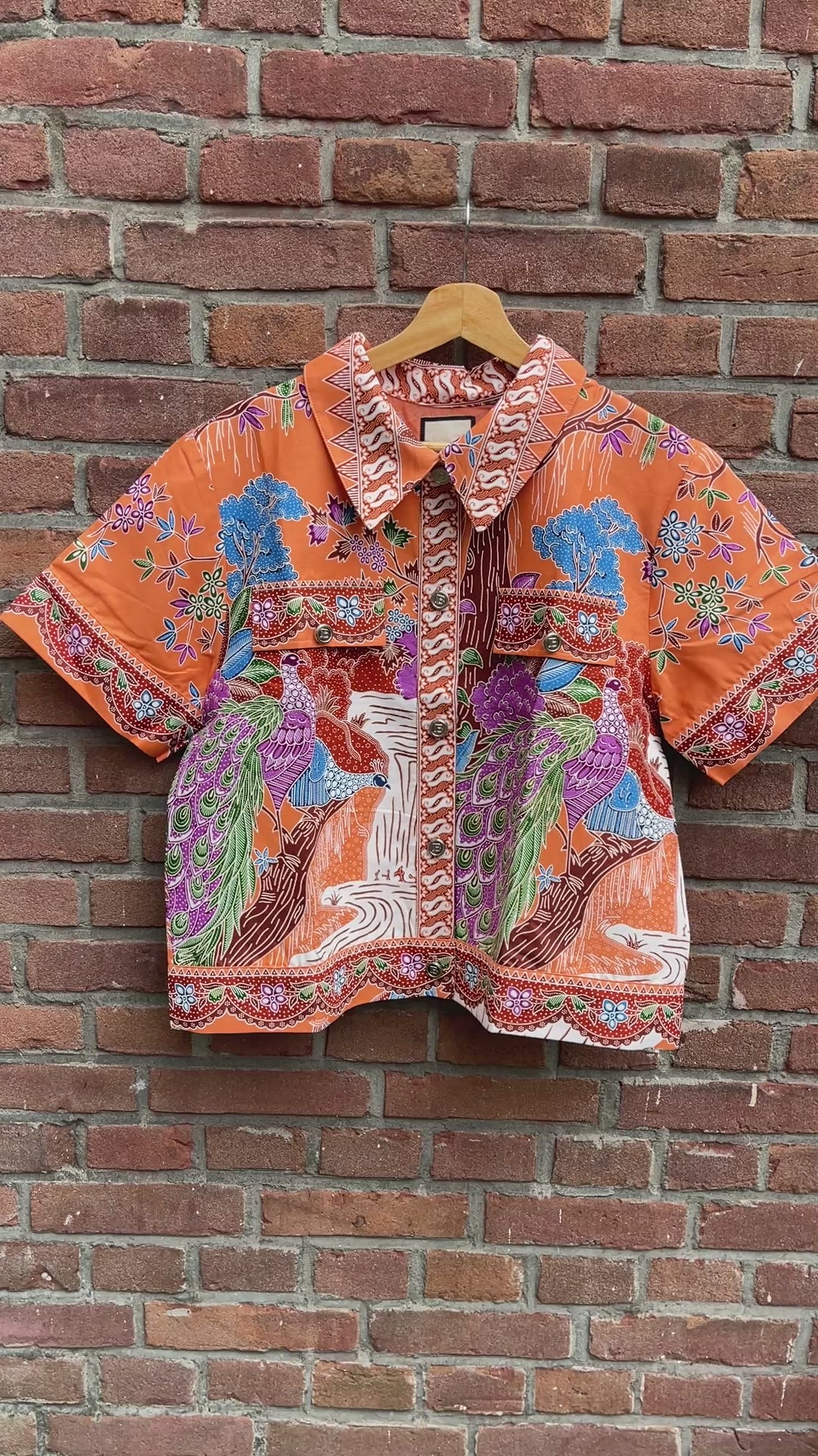 River Peacock 短袖衬衫