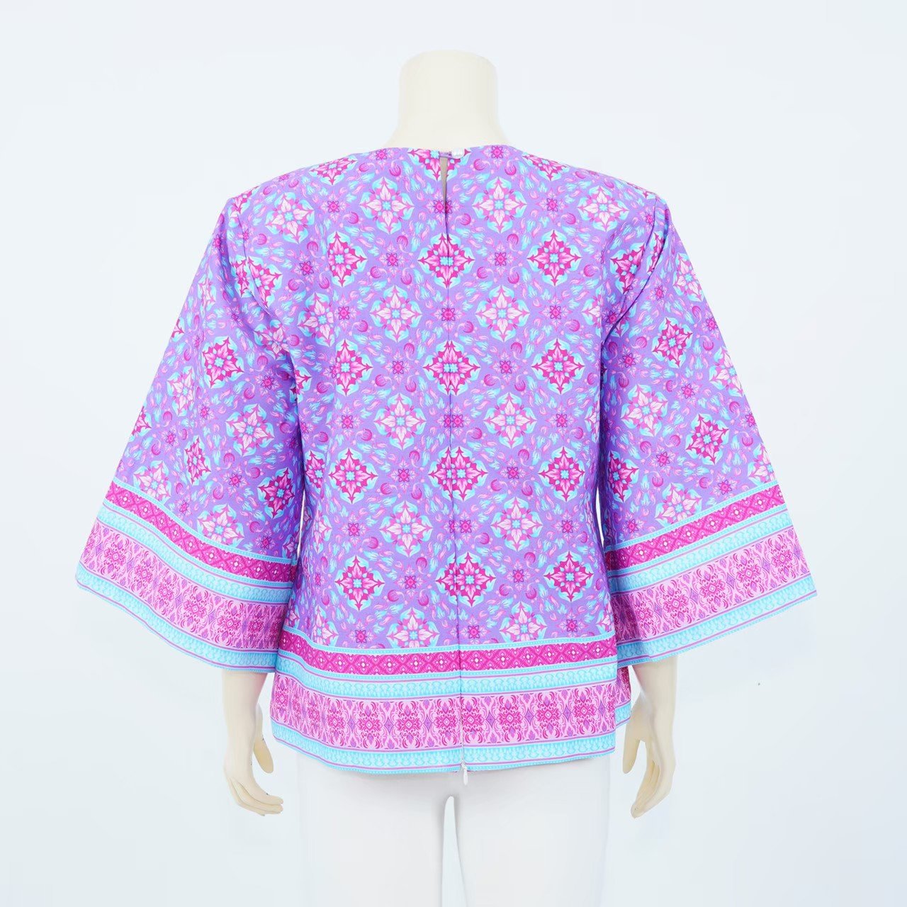 Purple Pikul Royal Batik Blouse - SOUTH FABRIC
