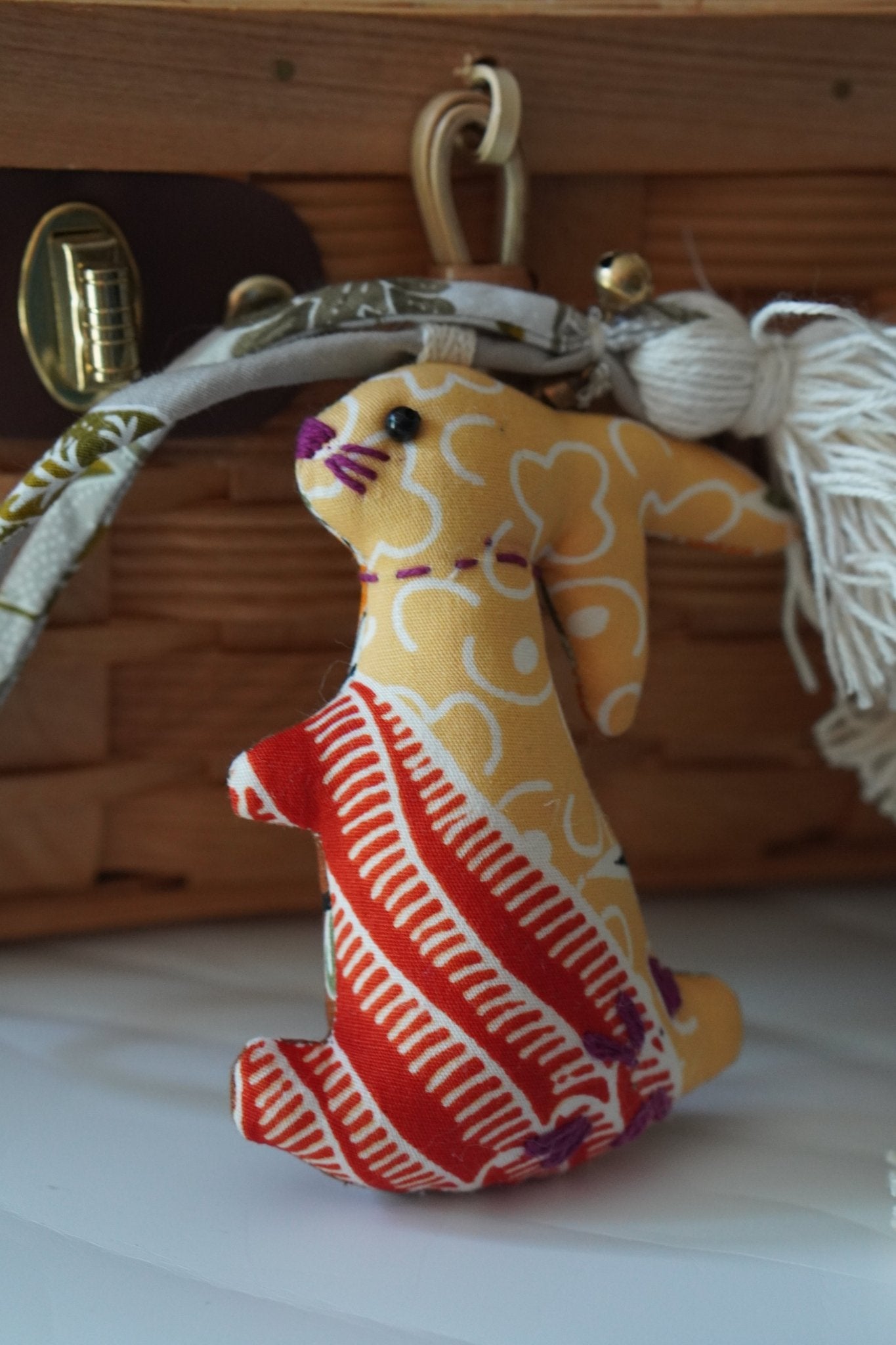 Rabbit with Tassels Keychain - KAMONMANEE