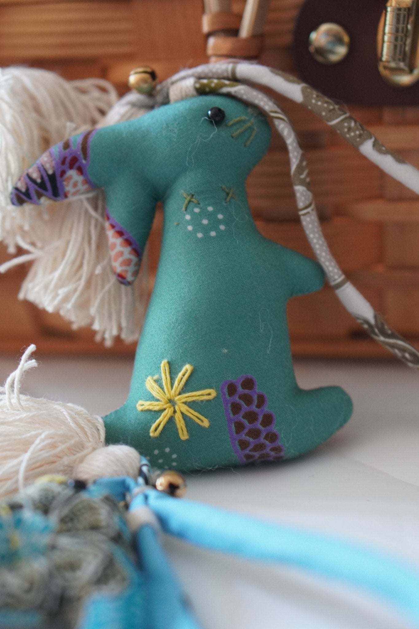 Rabbit with Tassels Keychain - KAMONMANEE