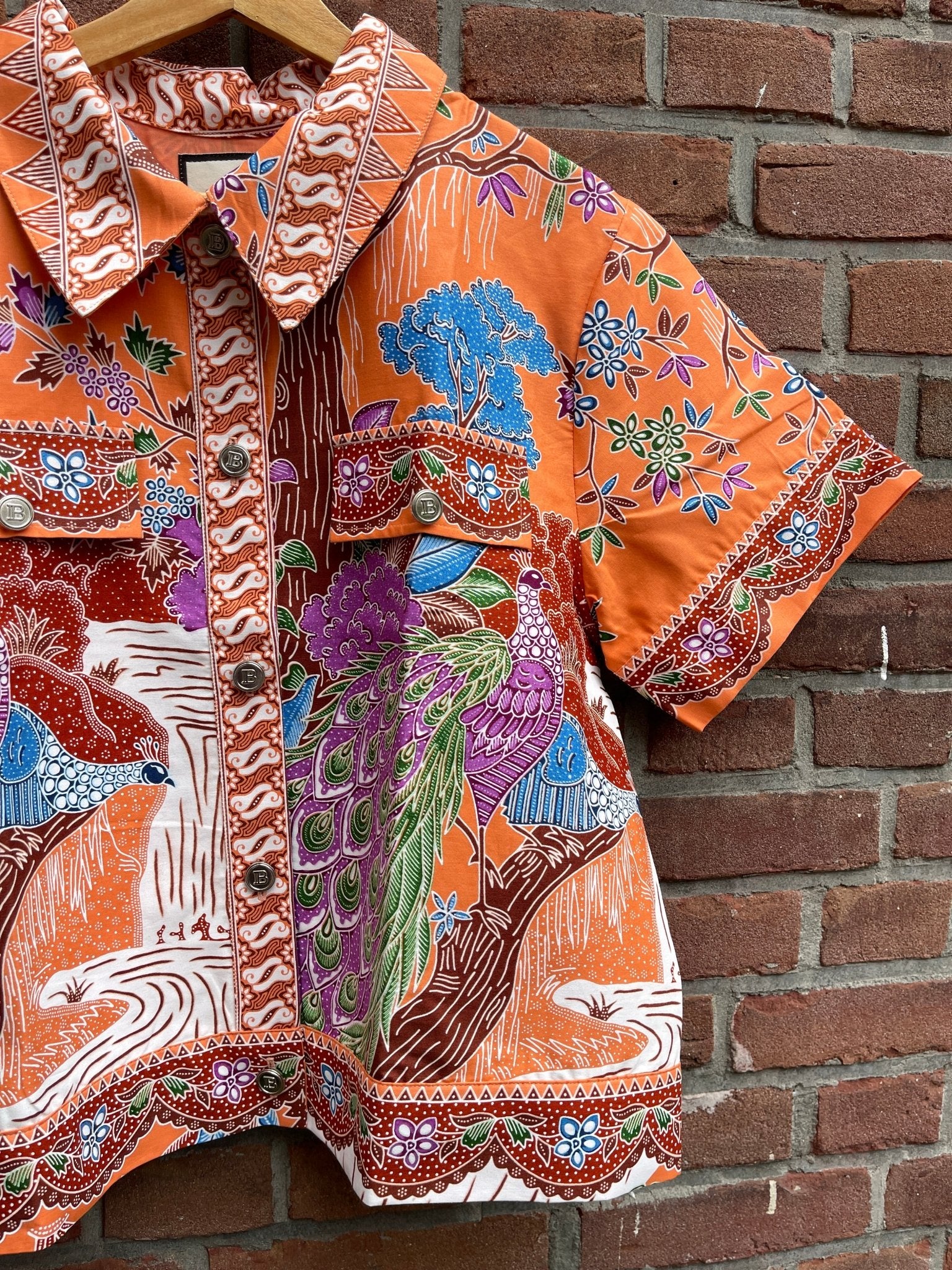 River Peacock Short Sleeve Shirt - BALC