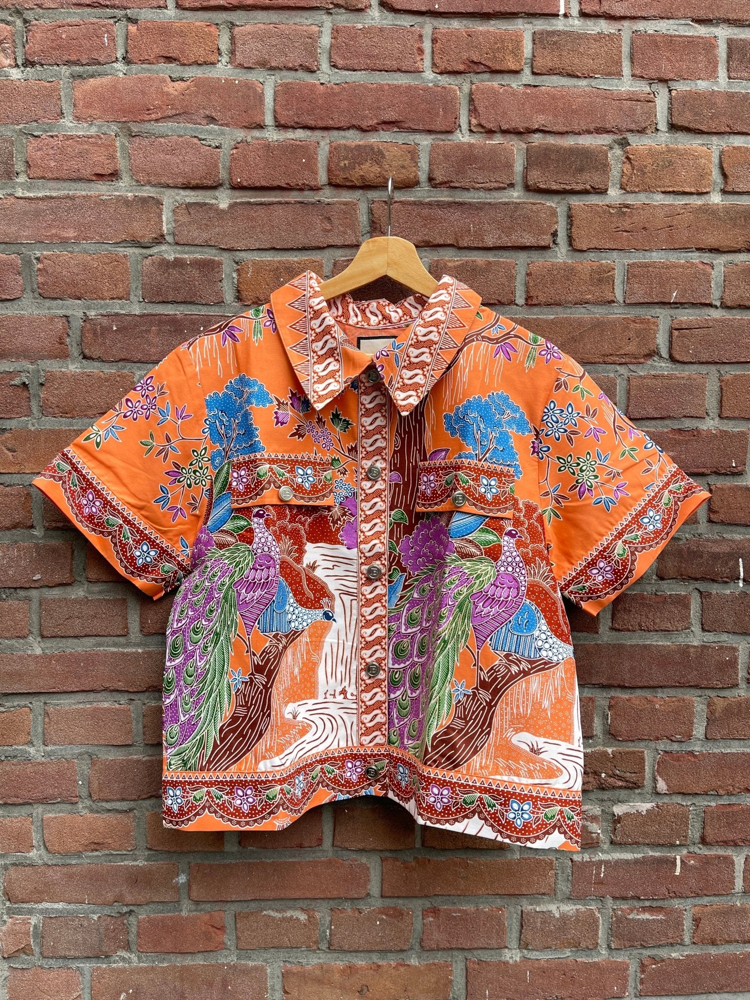 River Peacock Short Sleeve Shirt - BALC