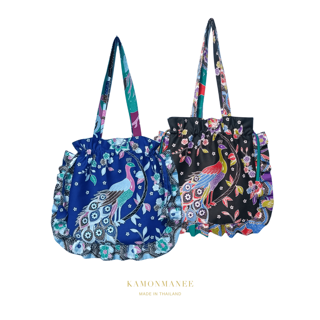 Ruffle Shoulder Bag - KAMONMANEE