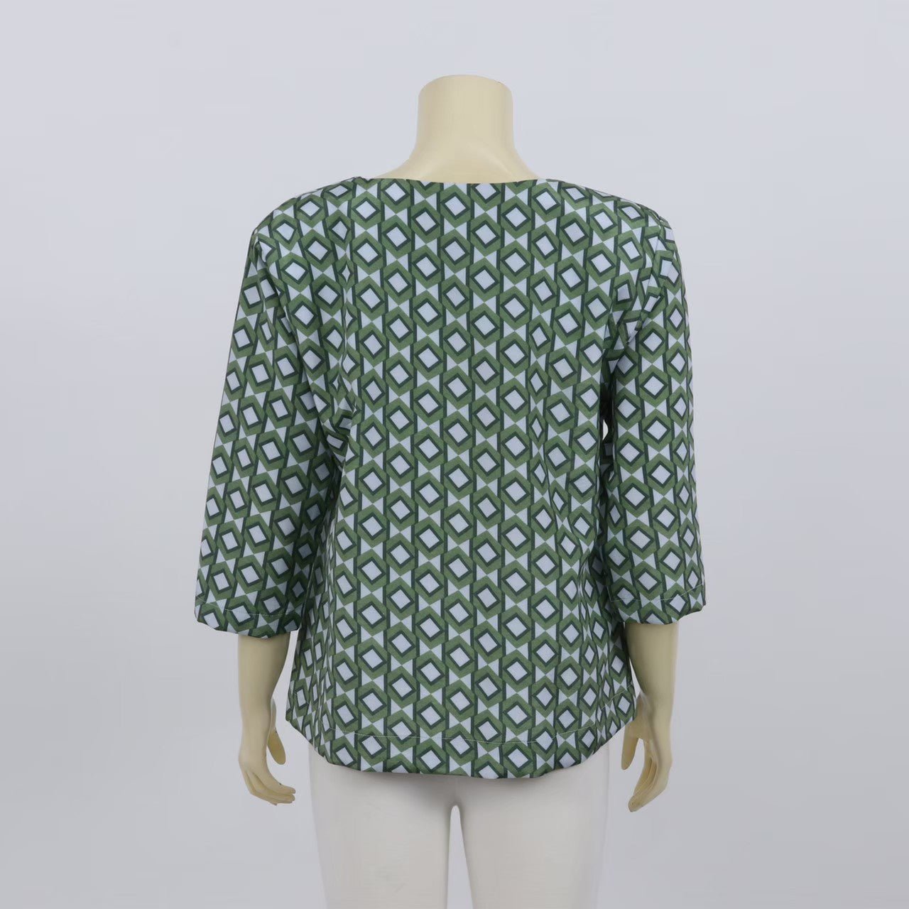 Satin Graphic Blazer - THE MUSEUM