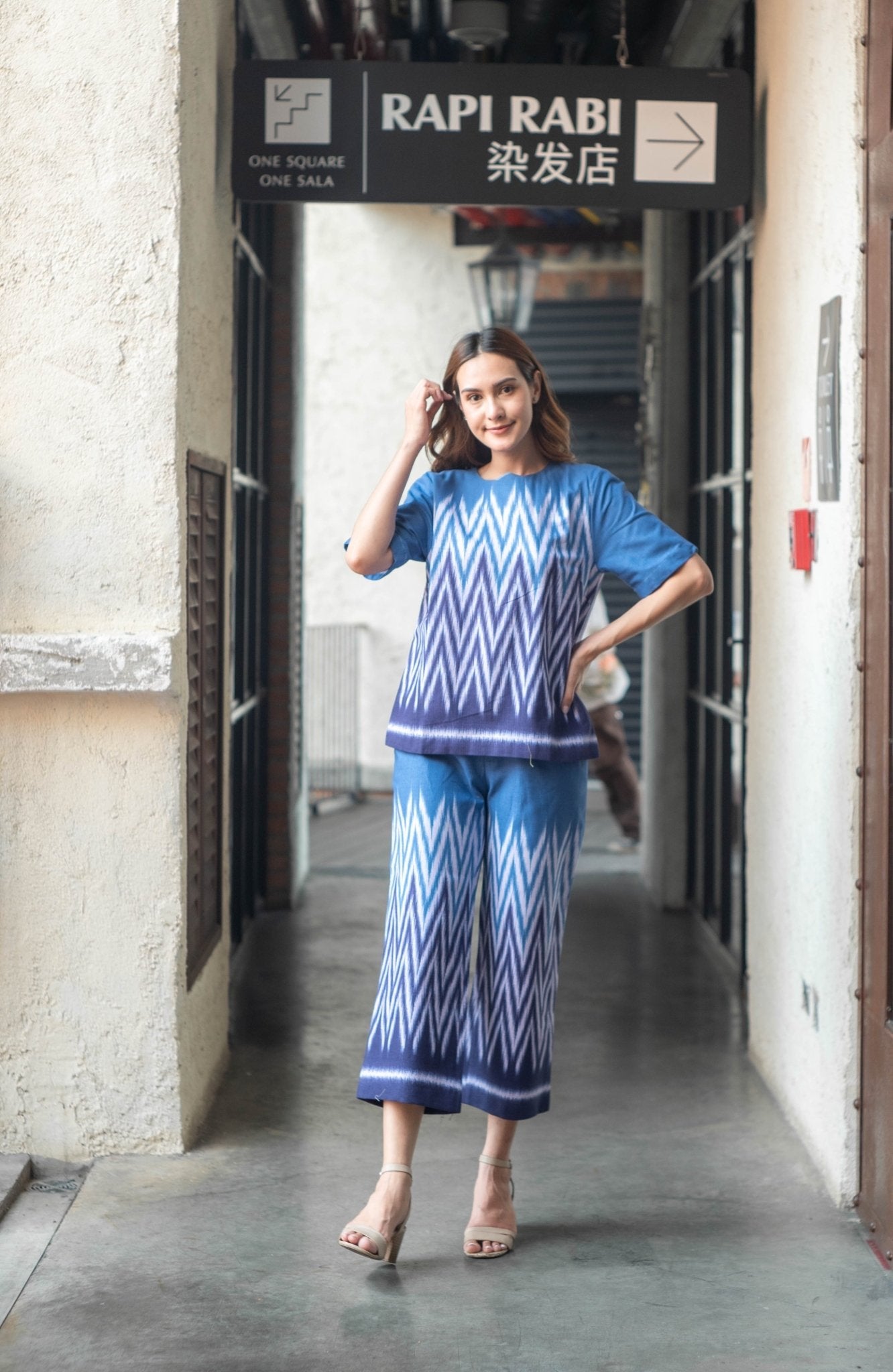 Signature Thai Blue Pants - KAMONMANEE