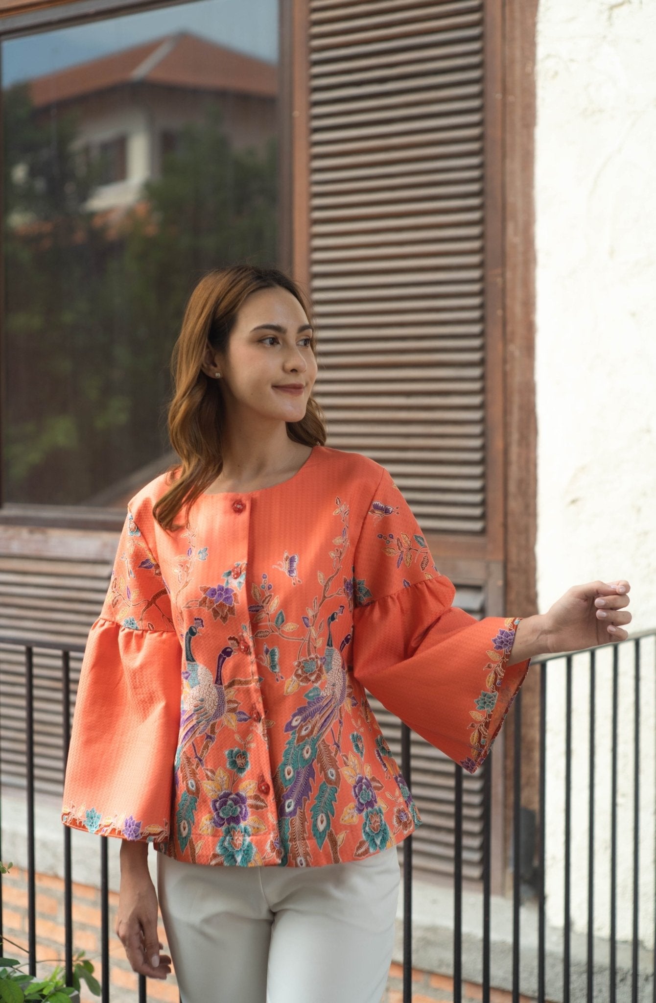 Silk Batik Blouse - SOUTH FABRIC