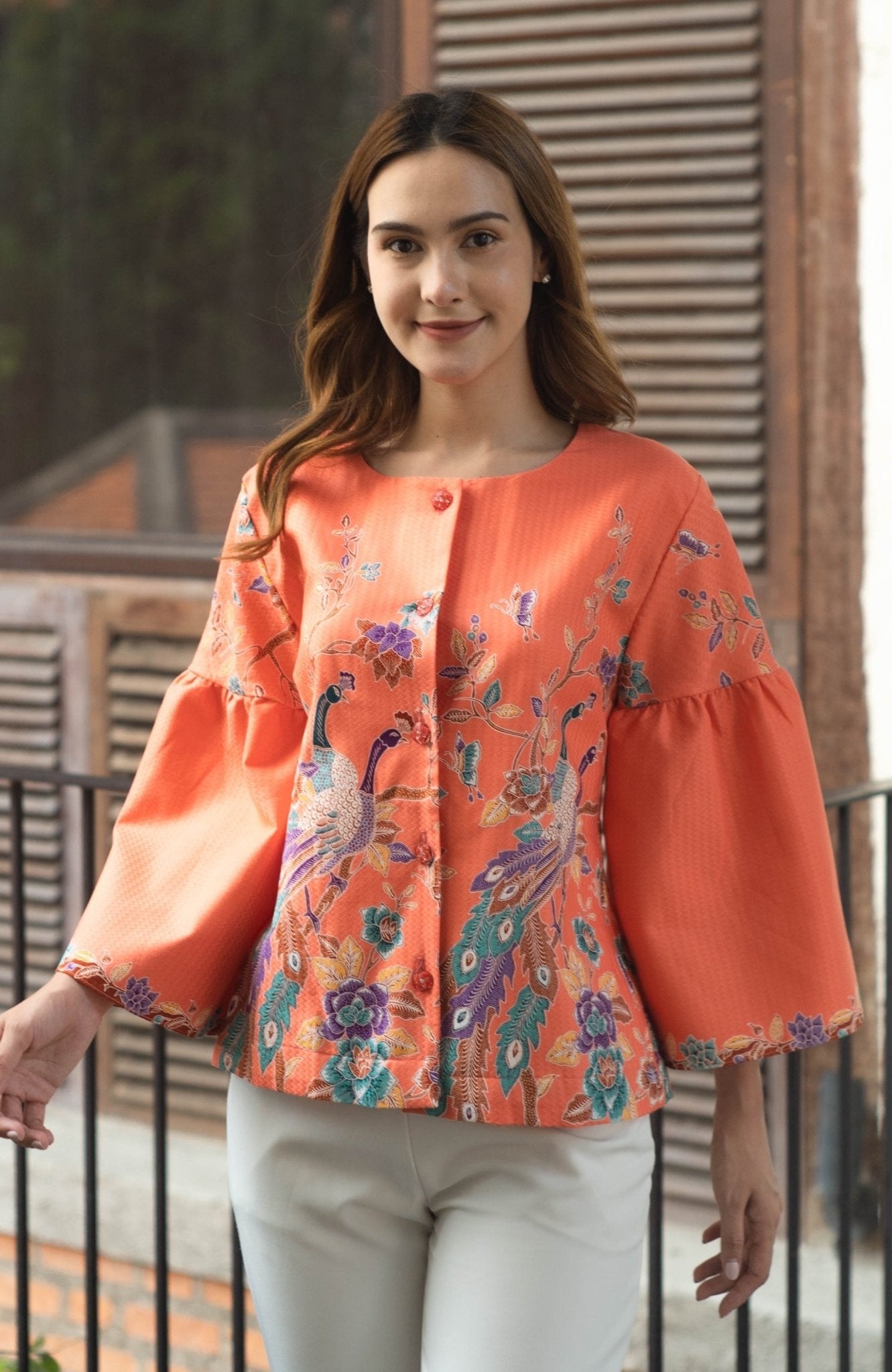 Silk Batik Blouse - SOUTH FABRIC