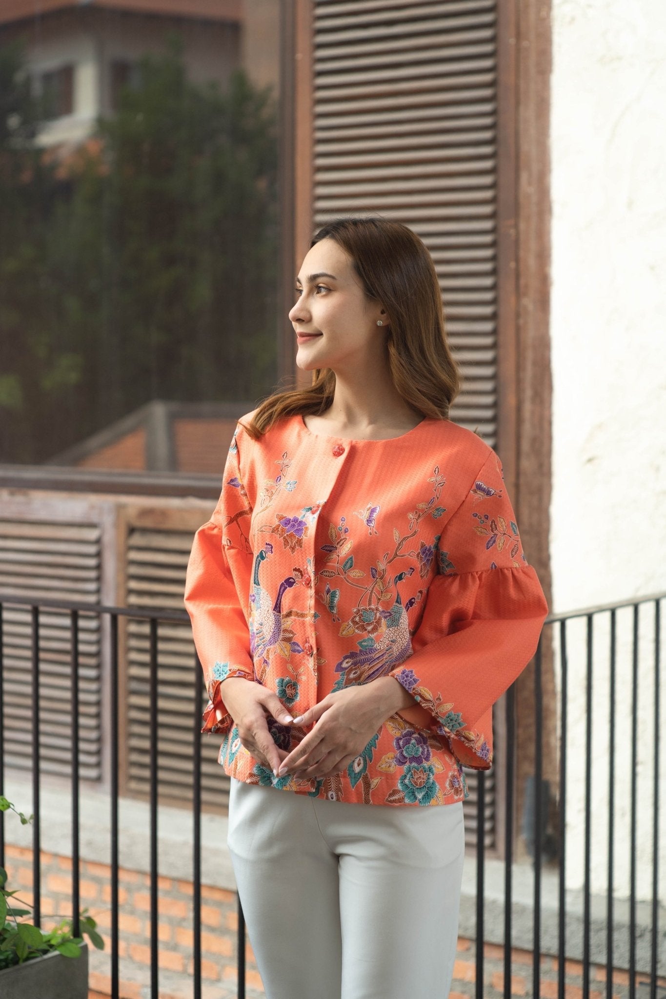 Silk Batik Blouse - SOUTH FABRIC