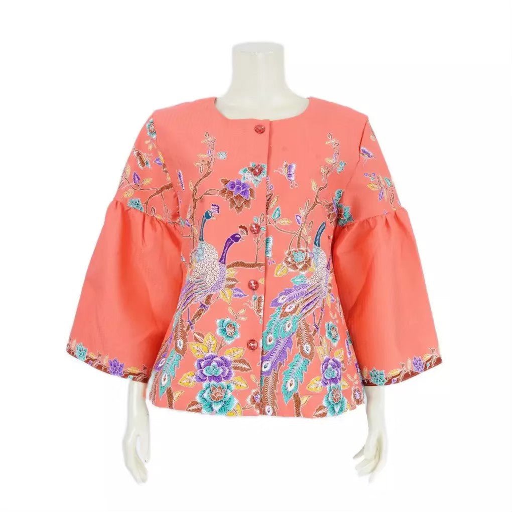 Silk Batik Blouse - SOUTH FABRIC
