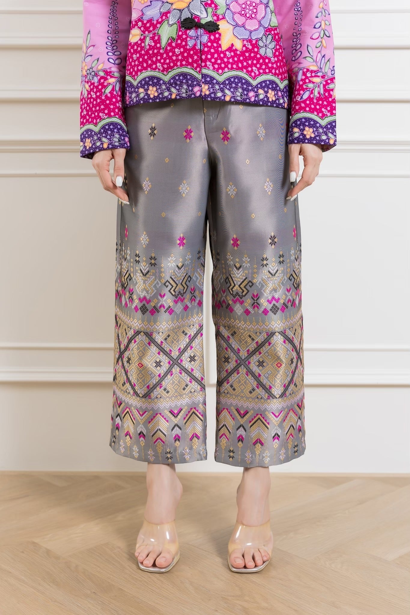 Silver Luxury Thai Pants - SOUTH FABRIC