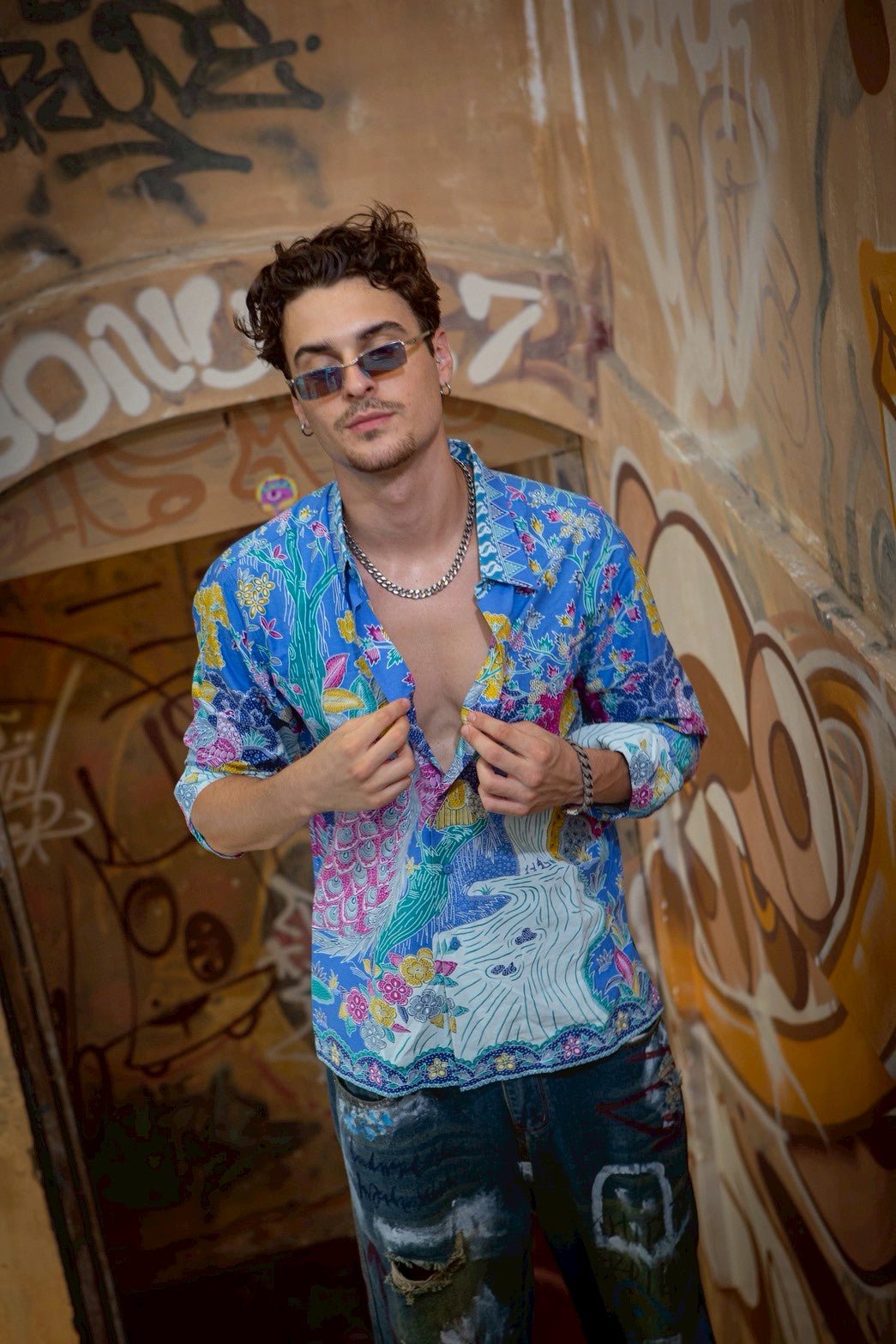 Splash Blue Resort Shirt - BALC