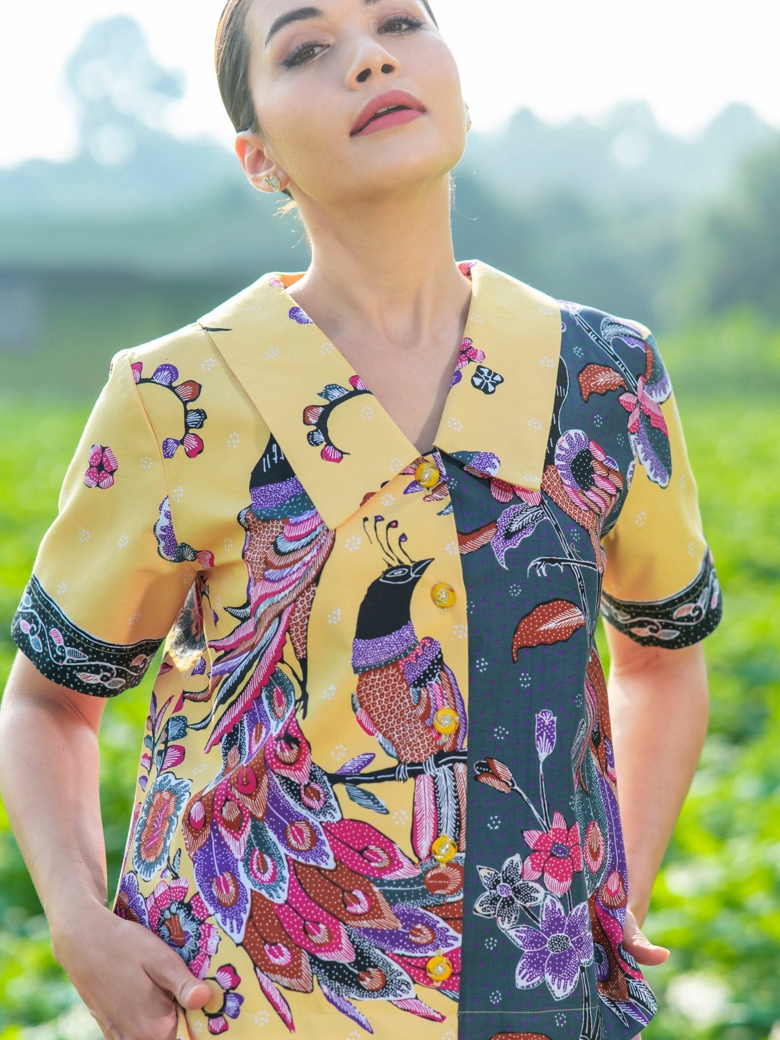 Spring Paradise Blouse - SOUTH FABRIC