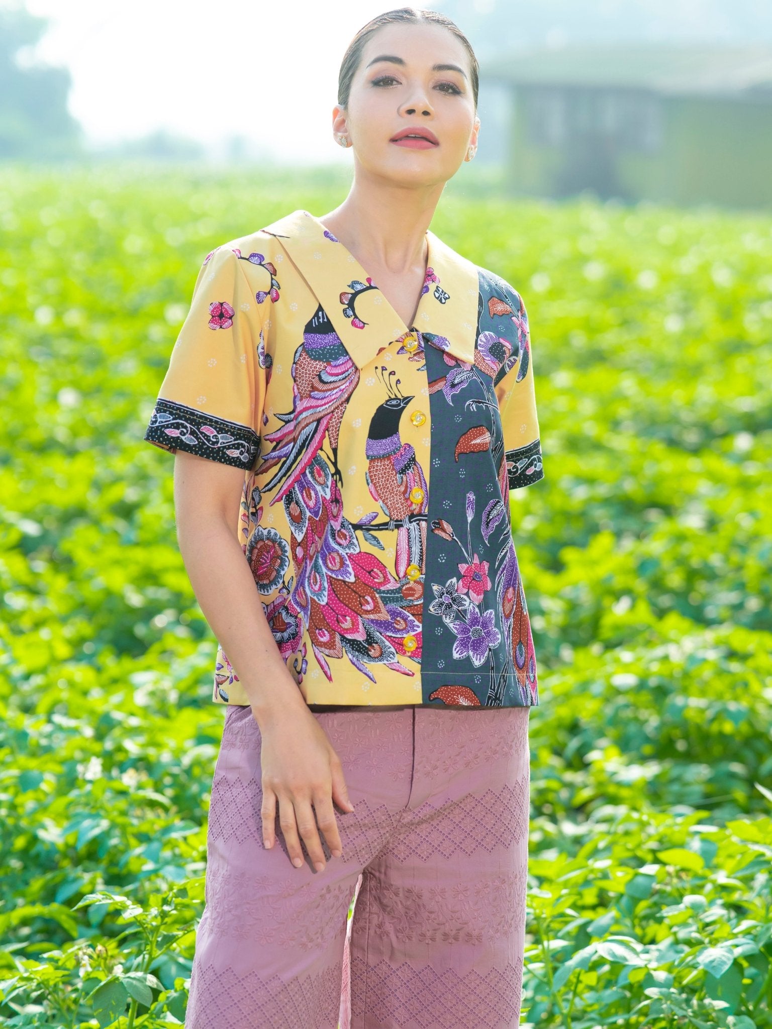 Spring Paradise Blouse - SOUTH FABRIC