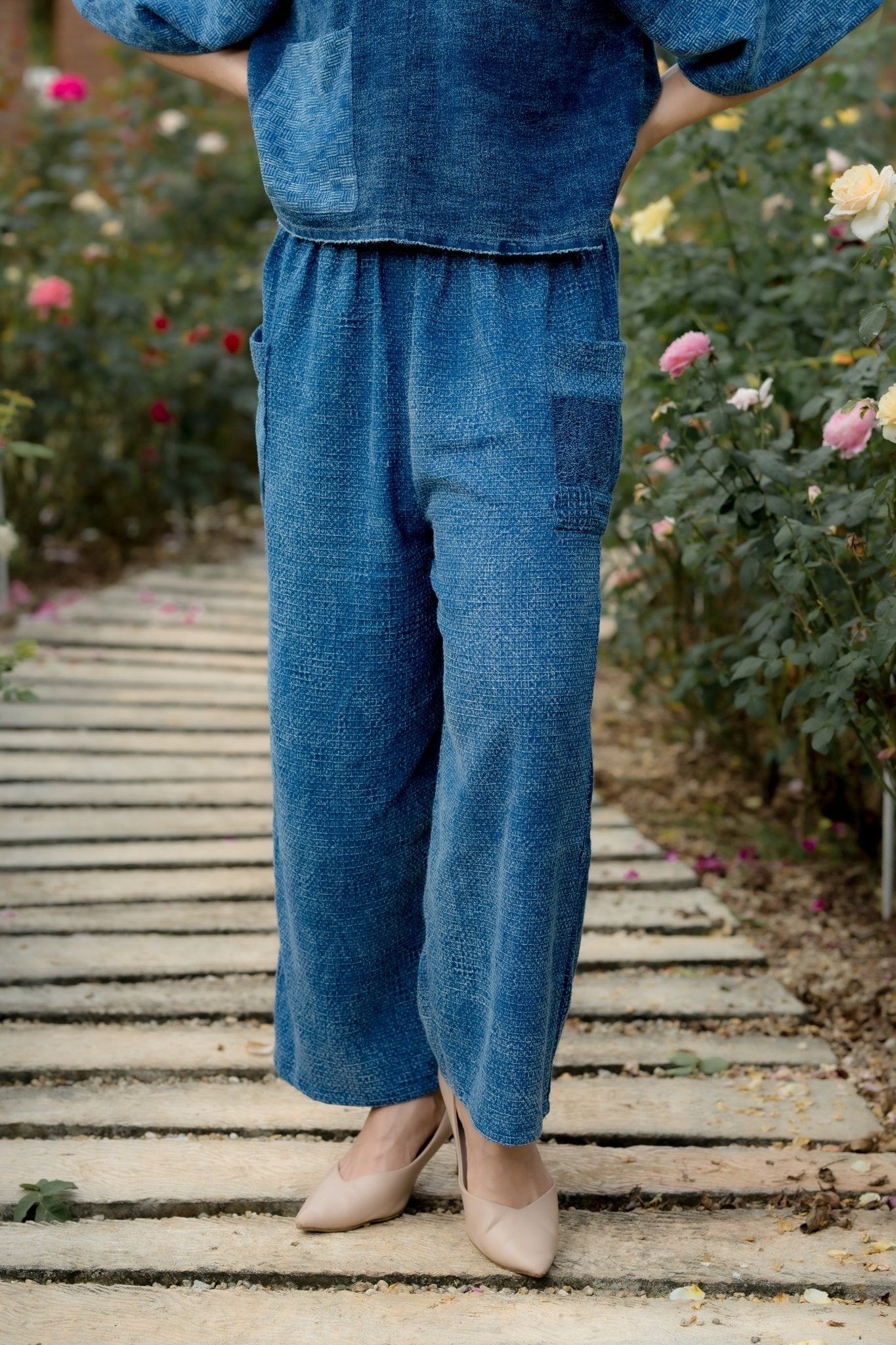 Stone Indigo Pants - SIAM TEXTILE