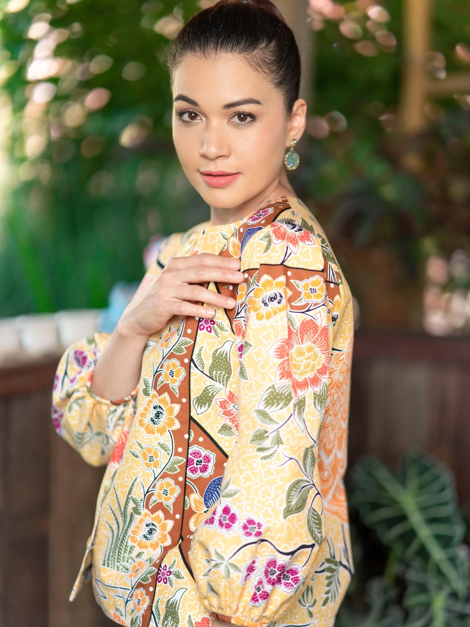 Sunrise Batik Blouse - SOUTH FABRIC