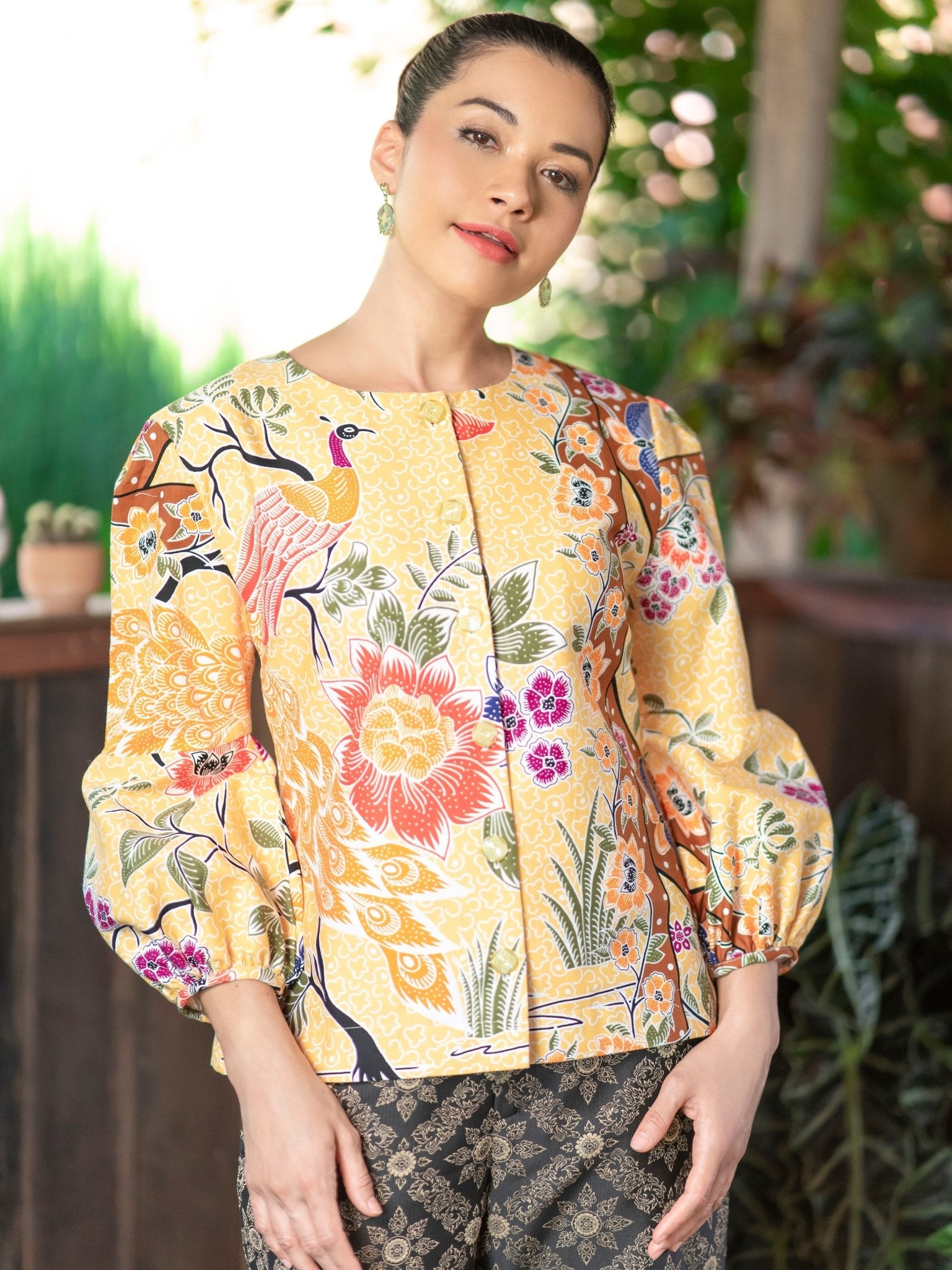 Sunrise Batik Blouse - SOUTH FABRIC