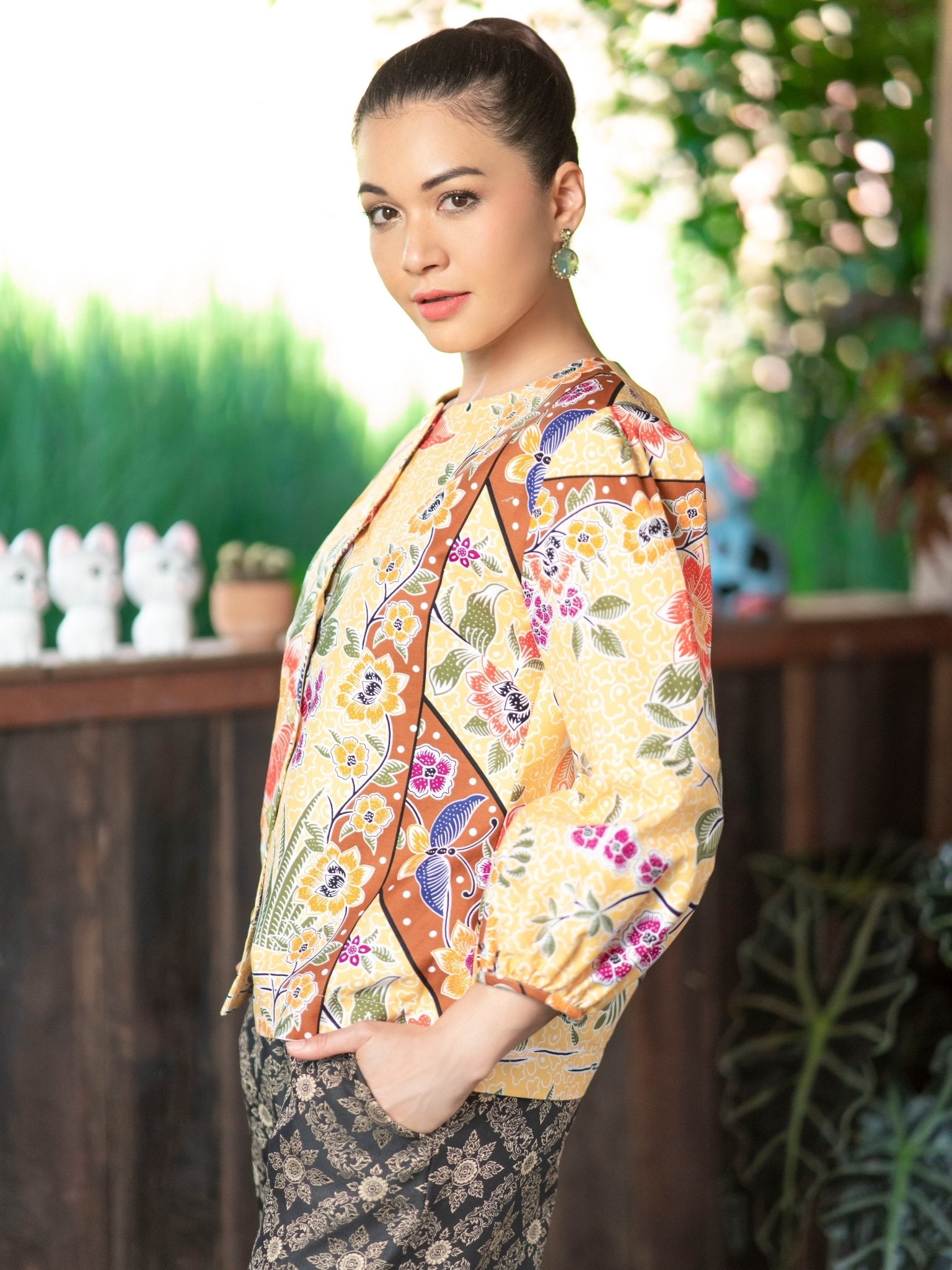Sunrise Batik Blouse - SOUTH FABRIC