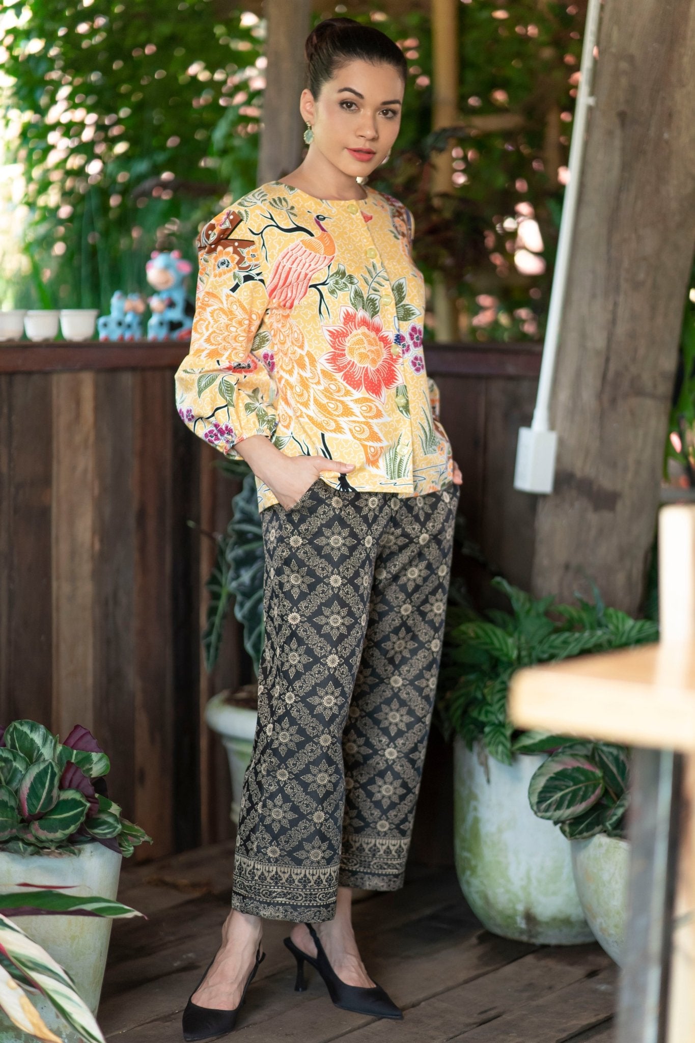 Sunrise Batik Blouse - SOUTH FABRIC