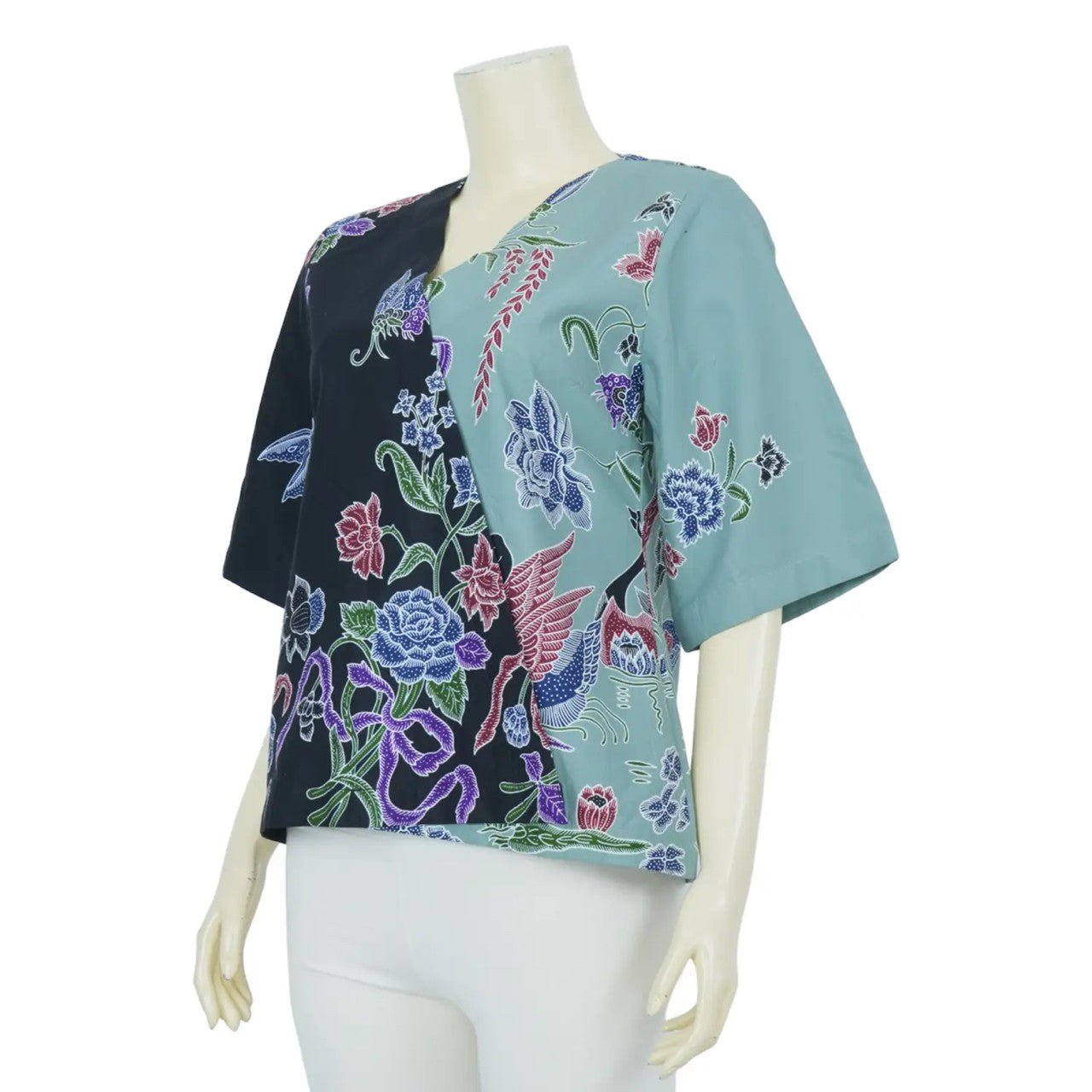 Swan Batik Blouse - SOUTH FABRIC