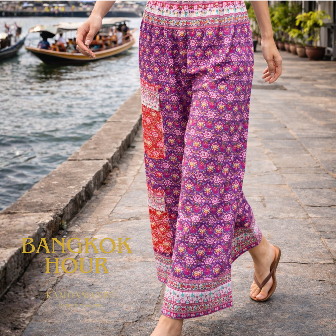 Thai Cargo Pants - KAMONMANEE