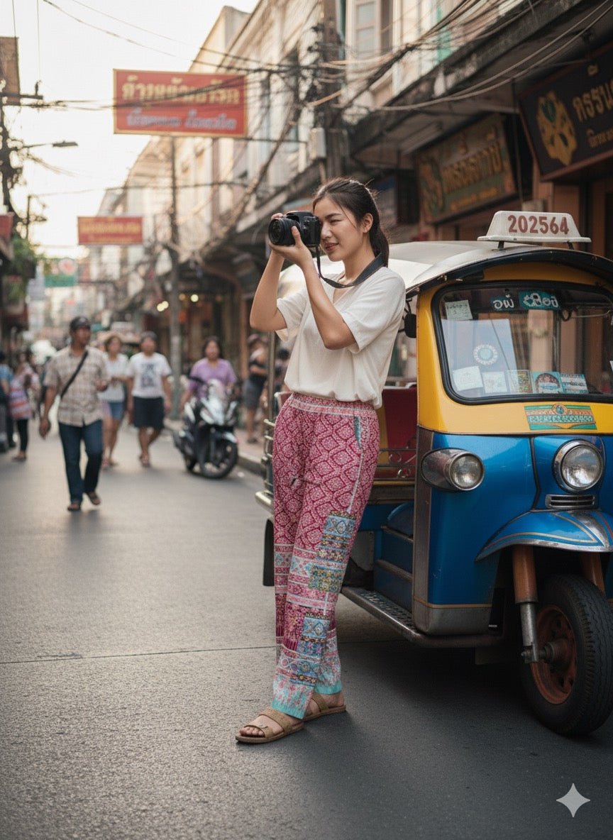 Thai Cargo Pants - KAMONMANEE