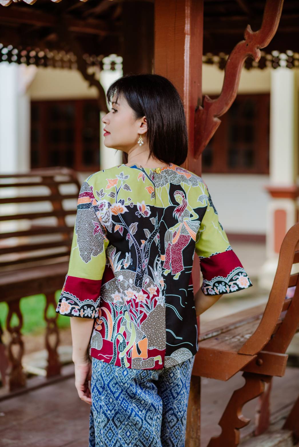 Thai Cultural Blouse - SOUTH FABRIC