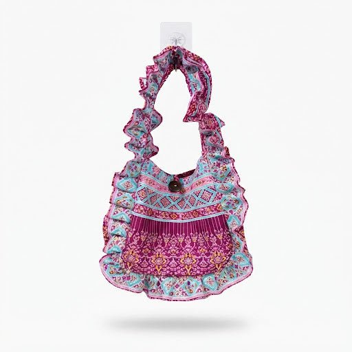 Thai Frilled Hobo Bag - KAMONMANEE
