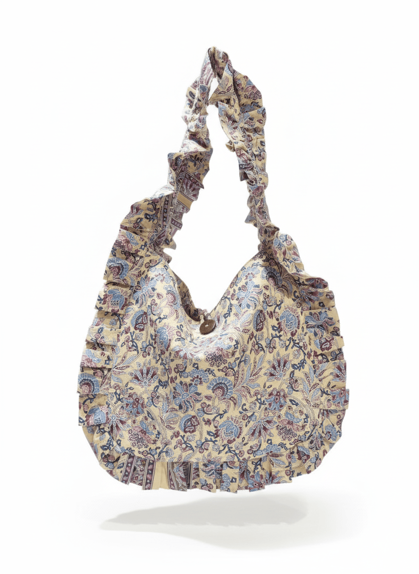 Thai Frilled Hobo Bag - KAMONMANEE