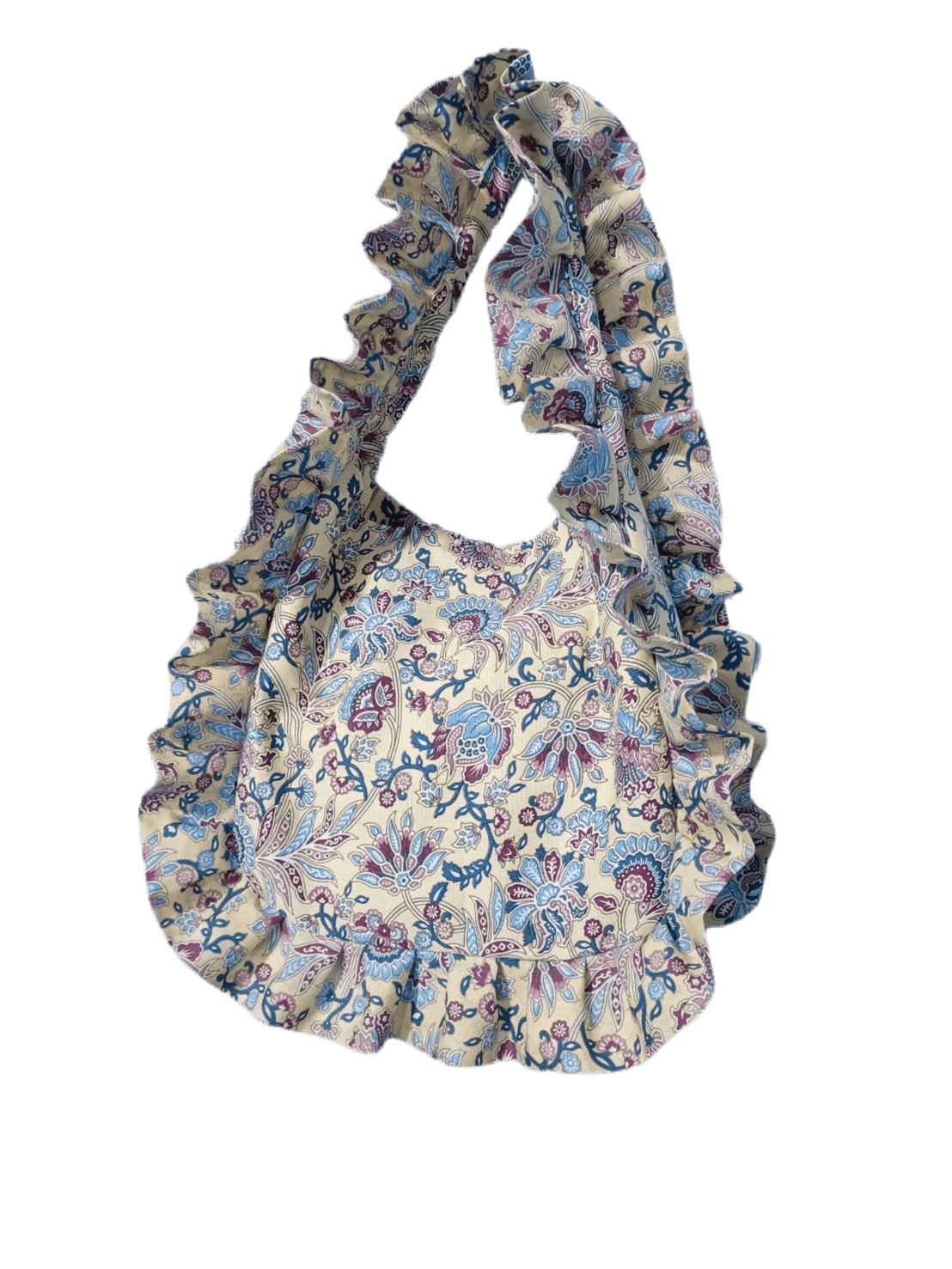 Thai Frilled Hobo Bag - KAMONMANEE