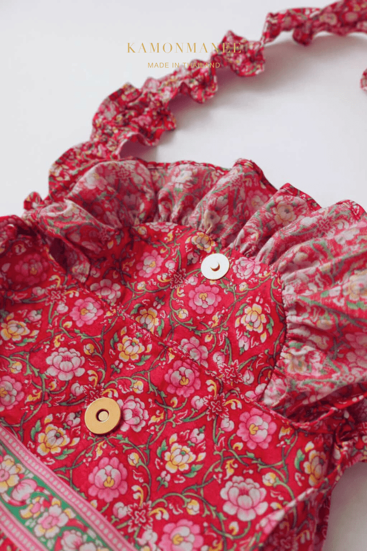 Thai Frilly Jasmin Bag - KAMONMANEE