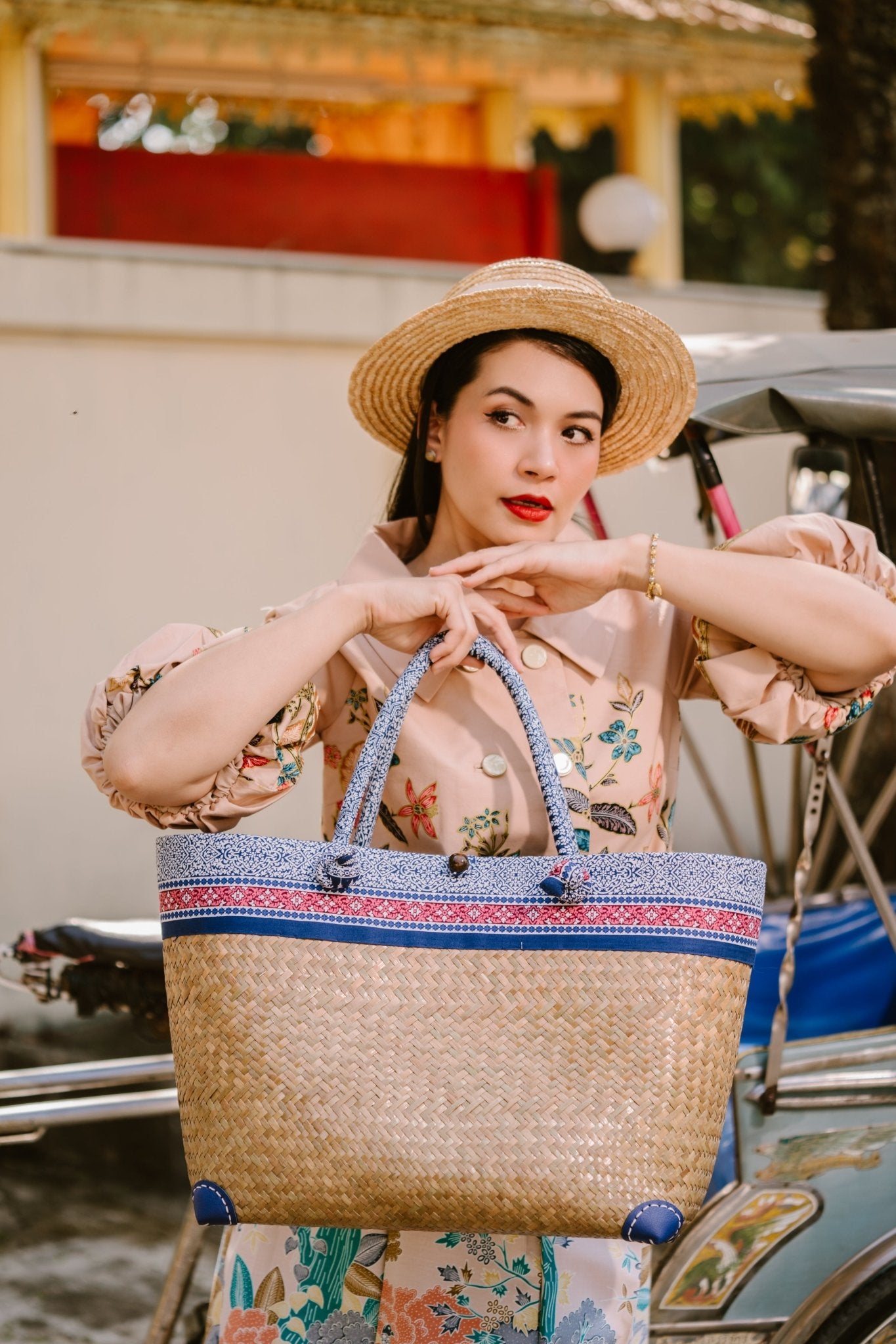 Thai Heritage Krajood Handbag - KAMONMANEE