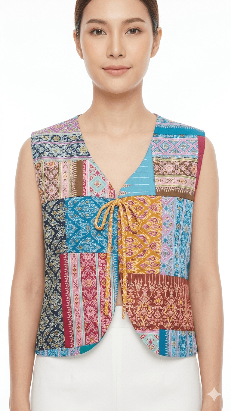 Thai Patchwork Tops - KAMONMANEE