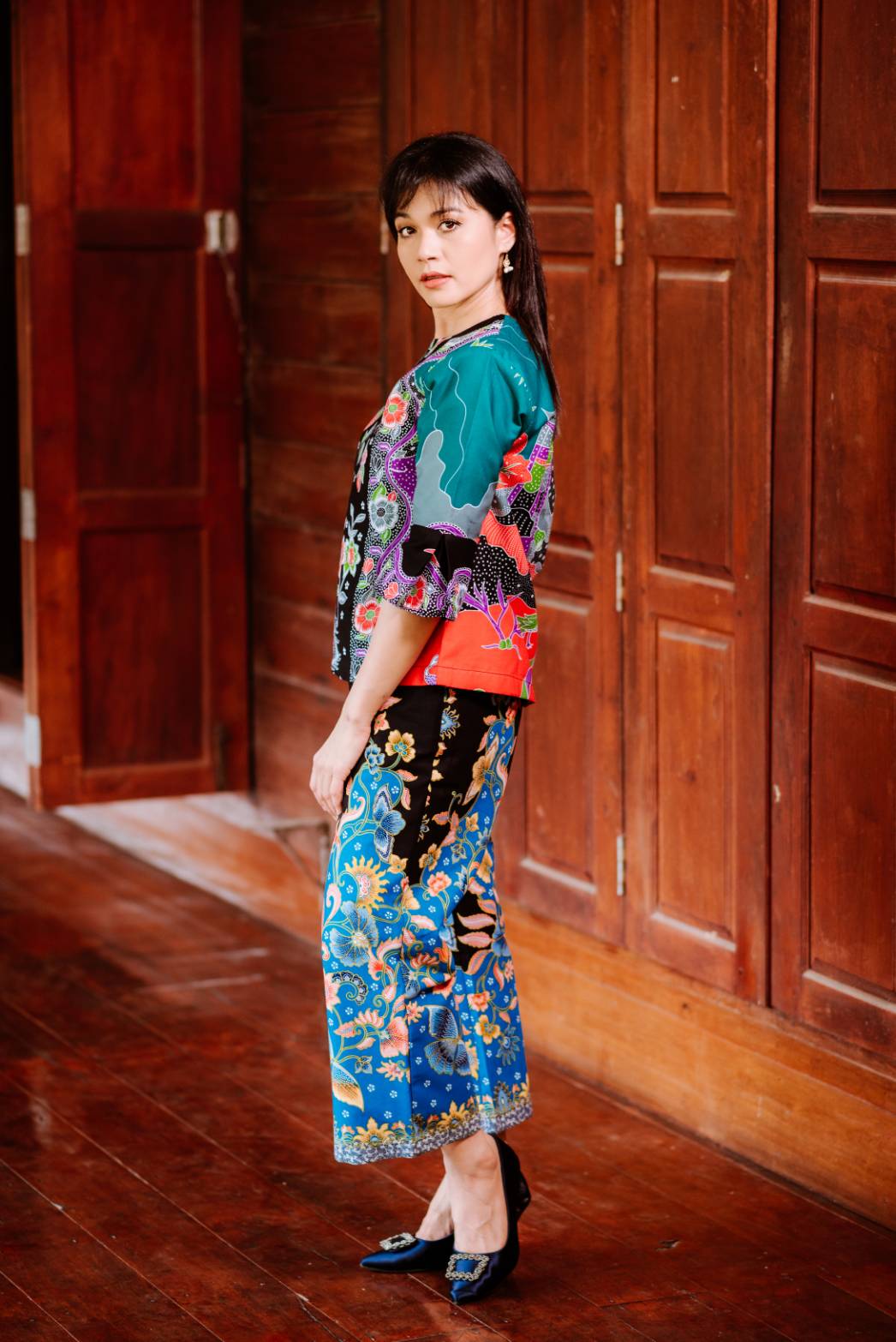 Thai Peacock Blouse - SOUTH FABRIC