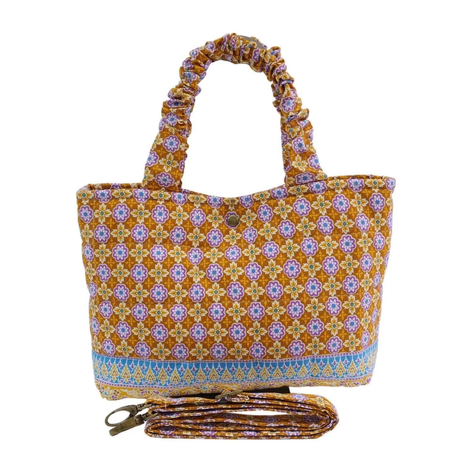 Thai Quilted Tote Bag - KAMONMANEE