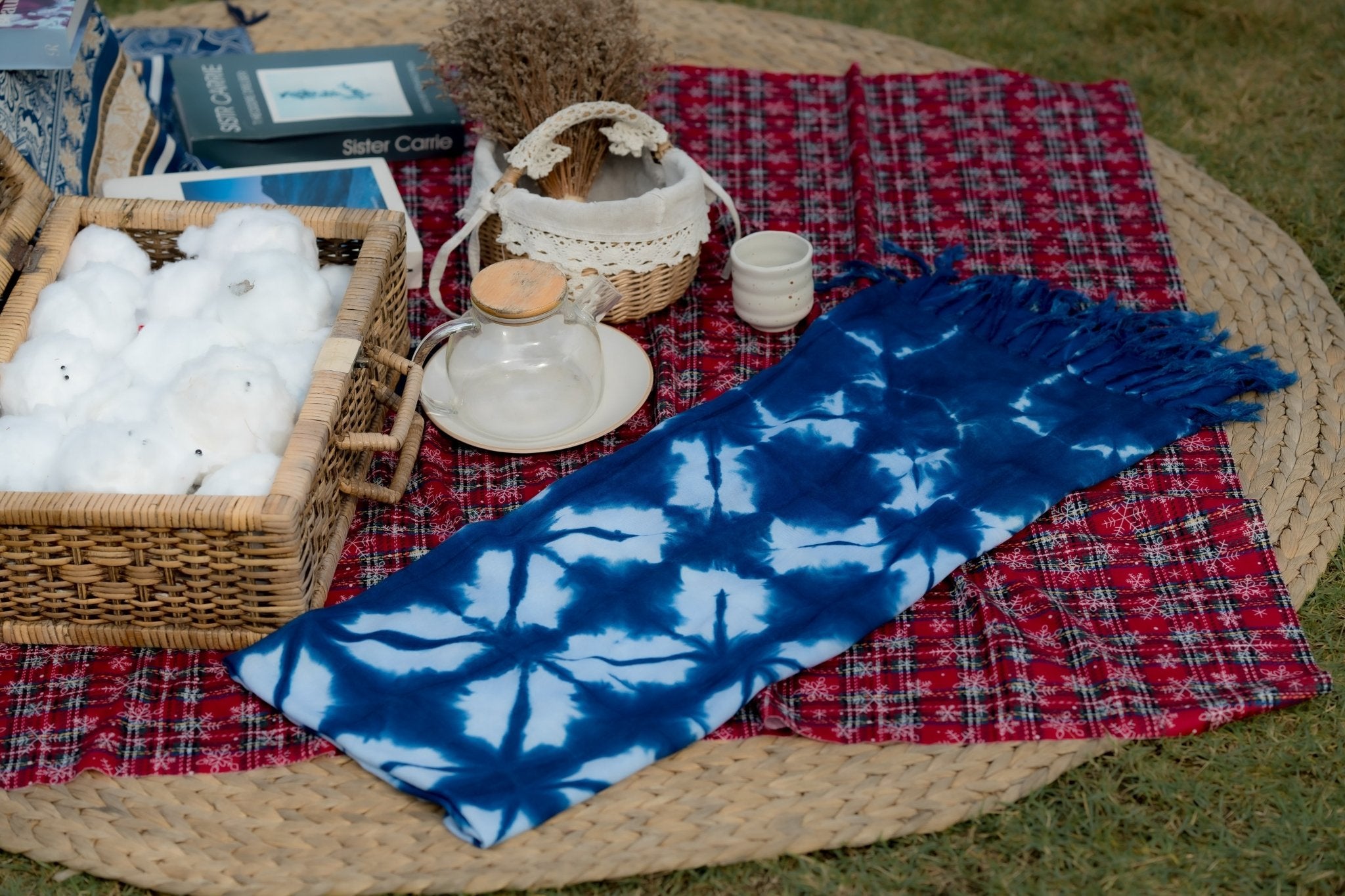 Tie Dye Scarf - SIAM TEXTILE