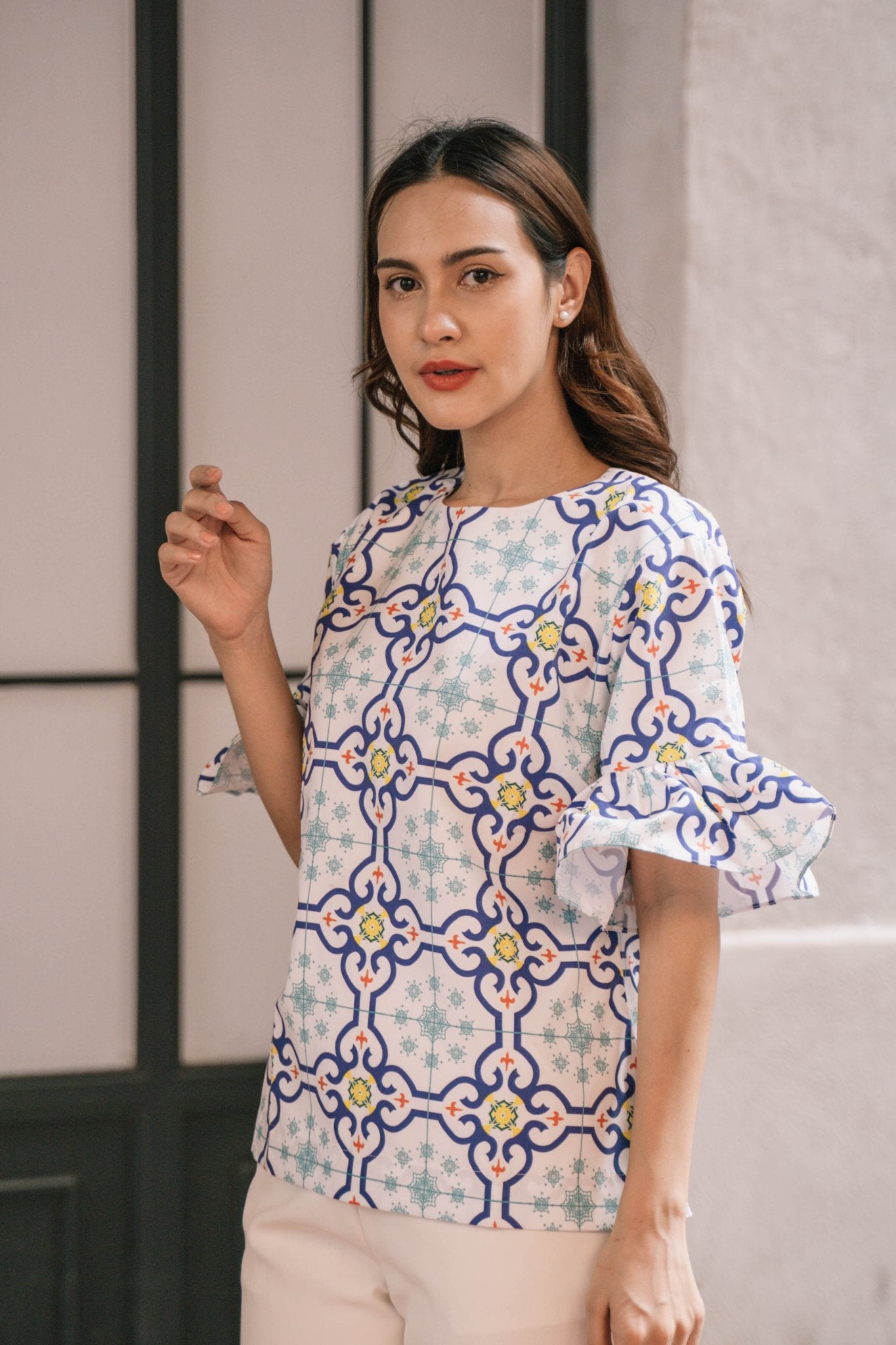 Turkish Tile Blouse - THE MUSEUM